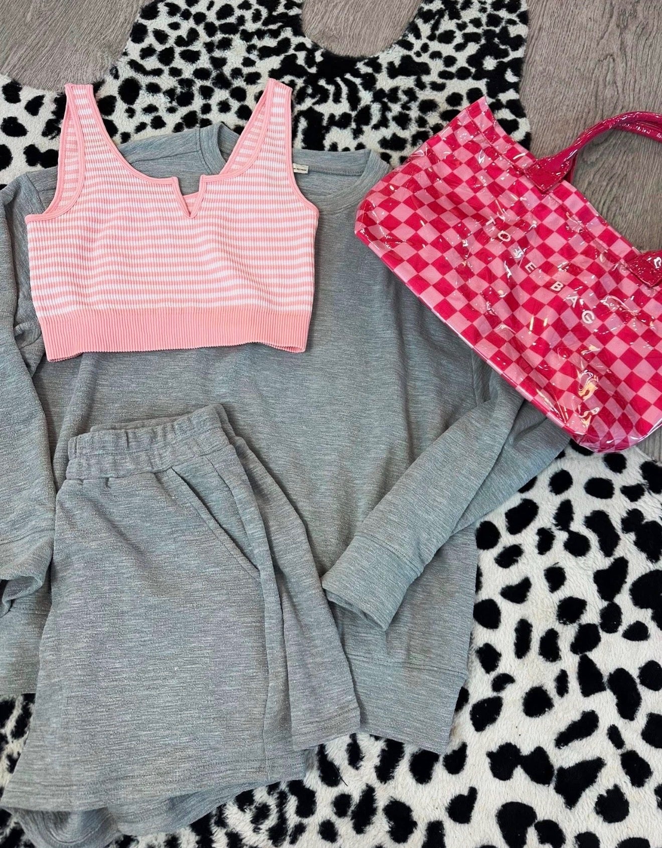 Slub Knit Lounge Set