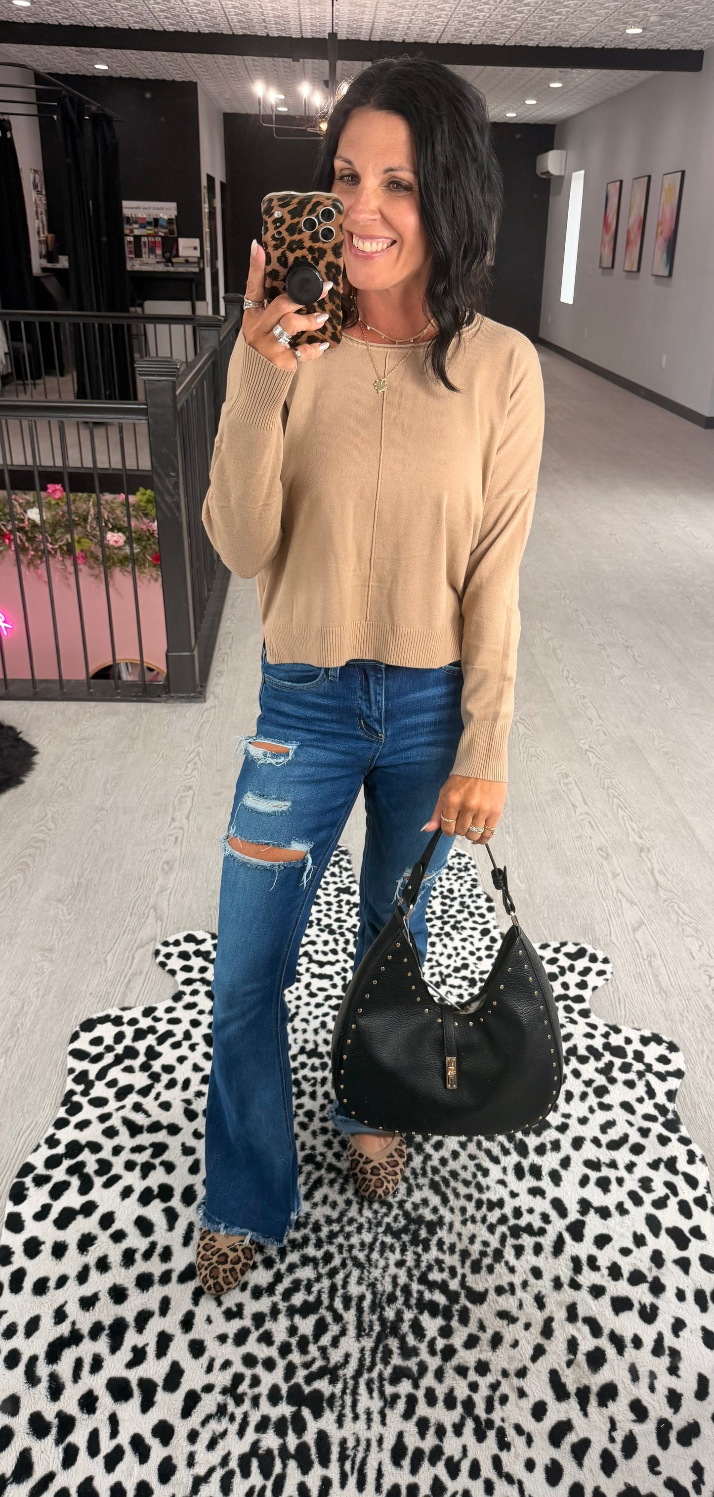 Front Seam Dreamer Sweater
