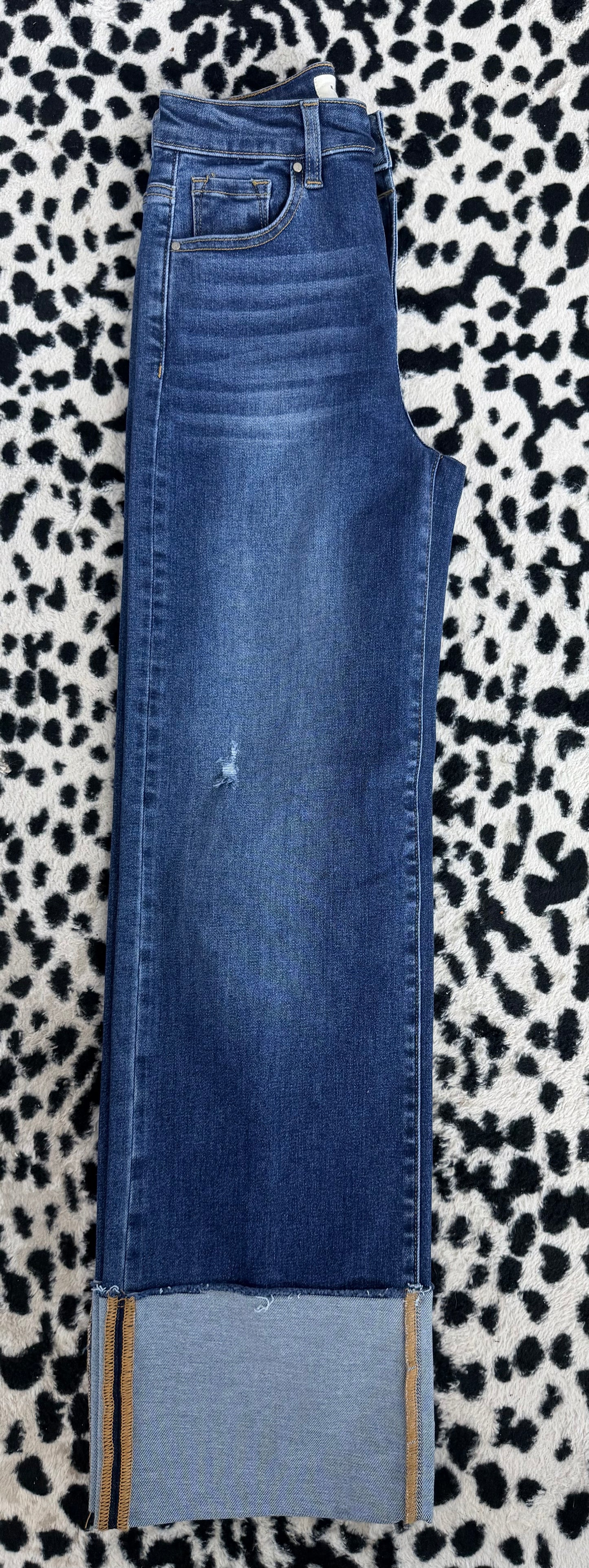 RISEN Wide Cuff Jeans