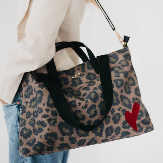 Chelsie Canvas Printed Tote