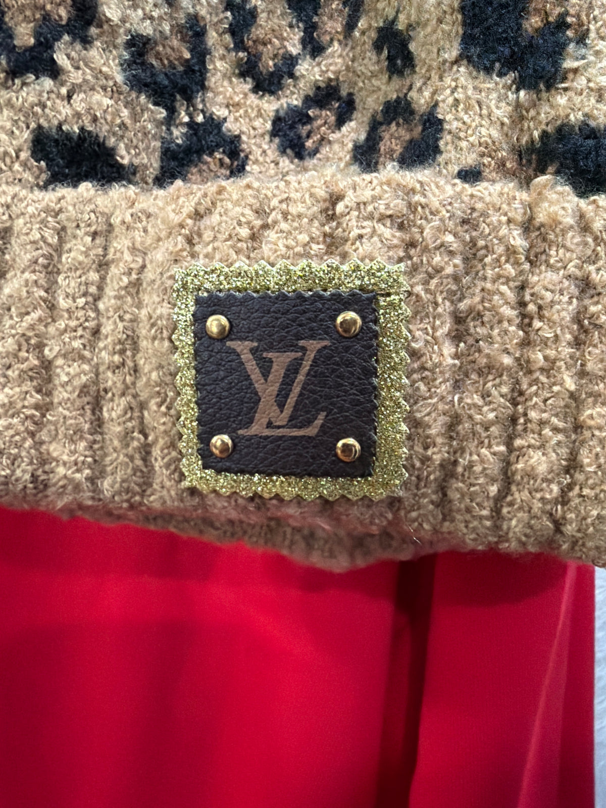 ✨ Upcycled Luxe Pom Beanie