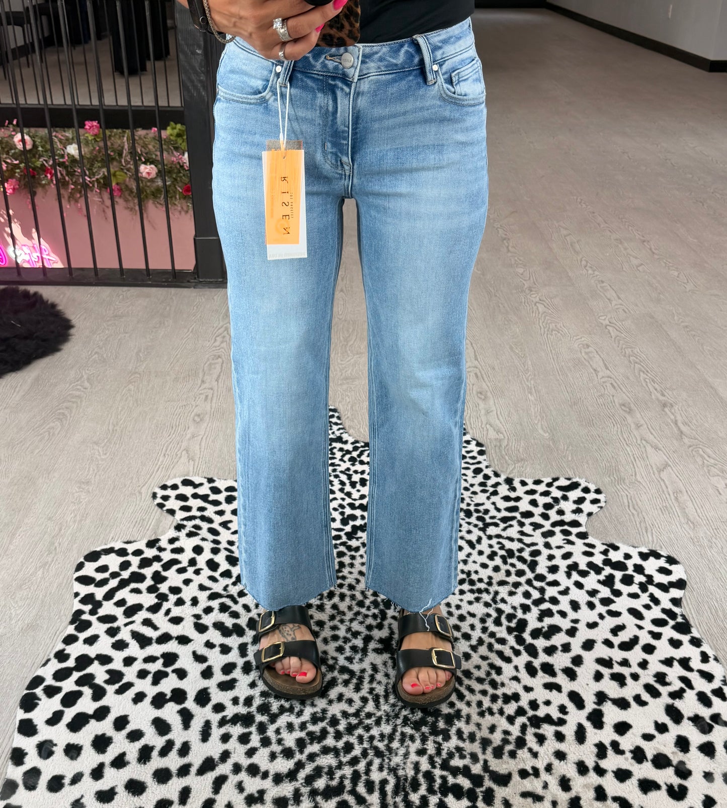 RISEN Clean Cut Hem Straights
