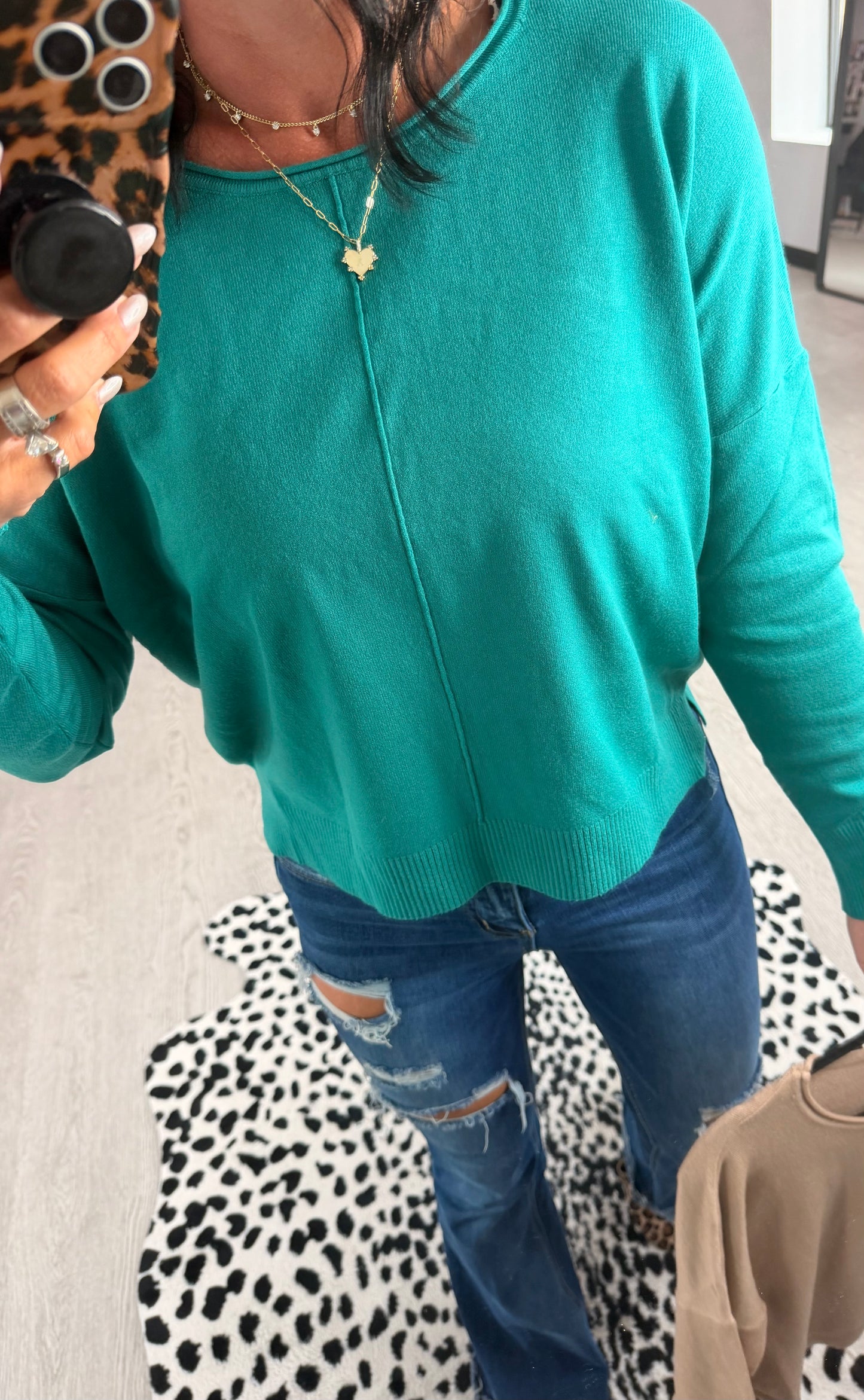 Front Seam Dreamer Sweater