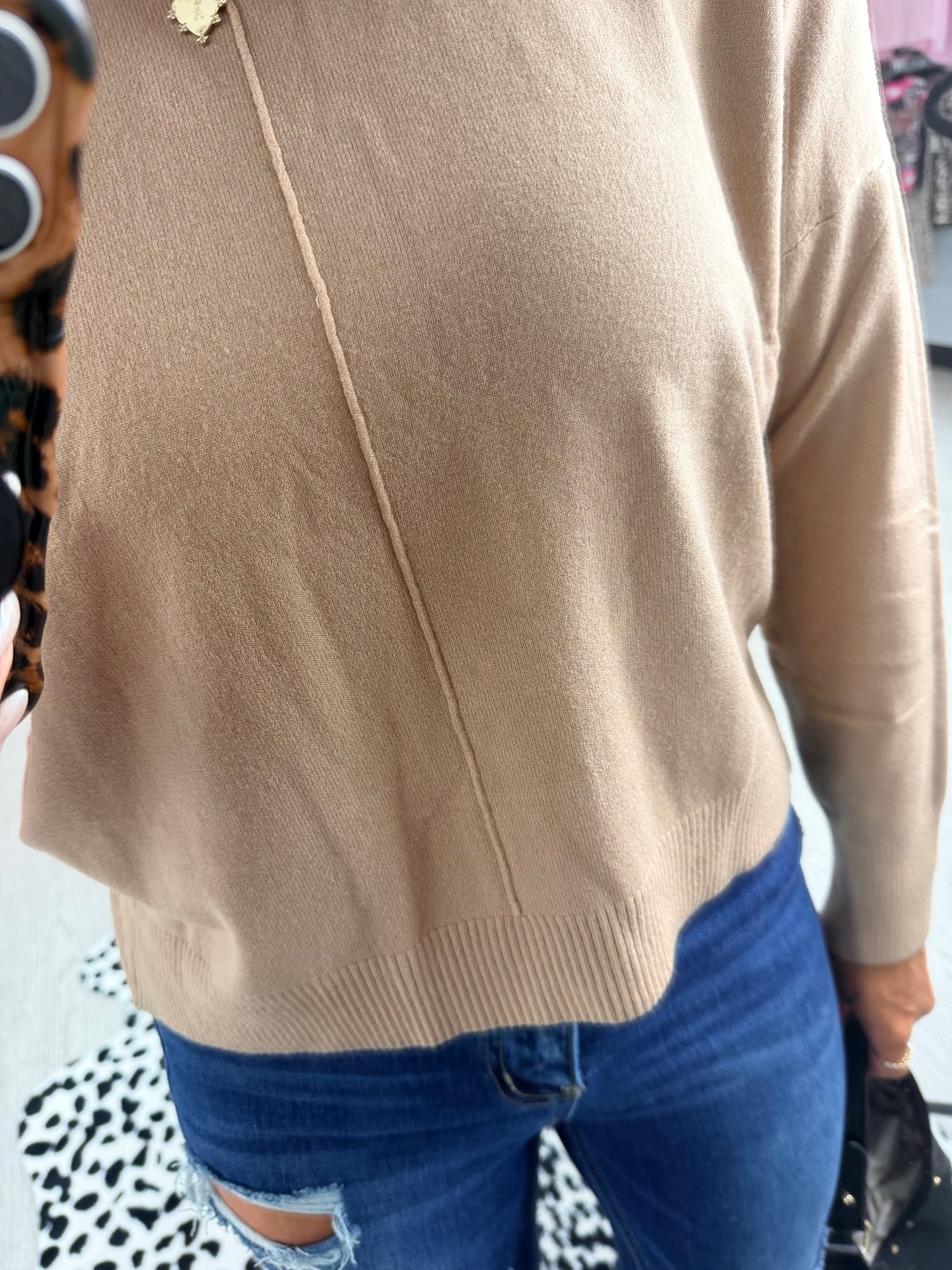 Front Seam Dreamer Sweater