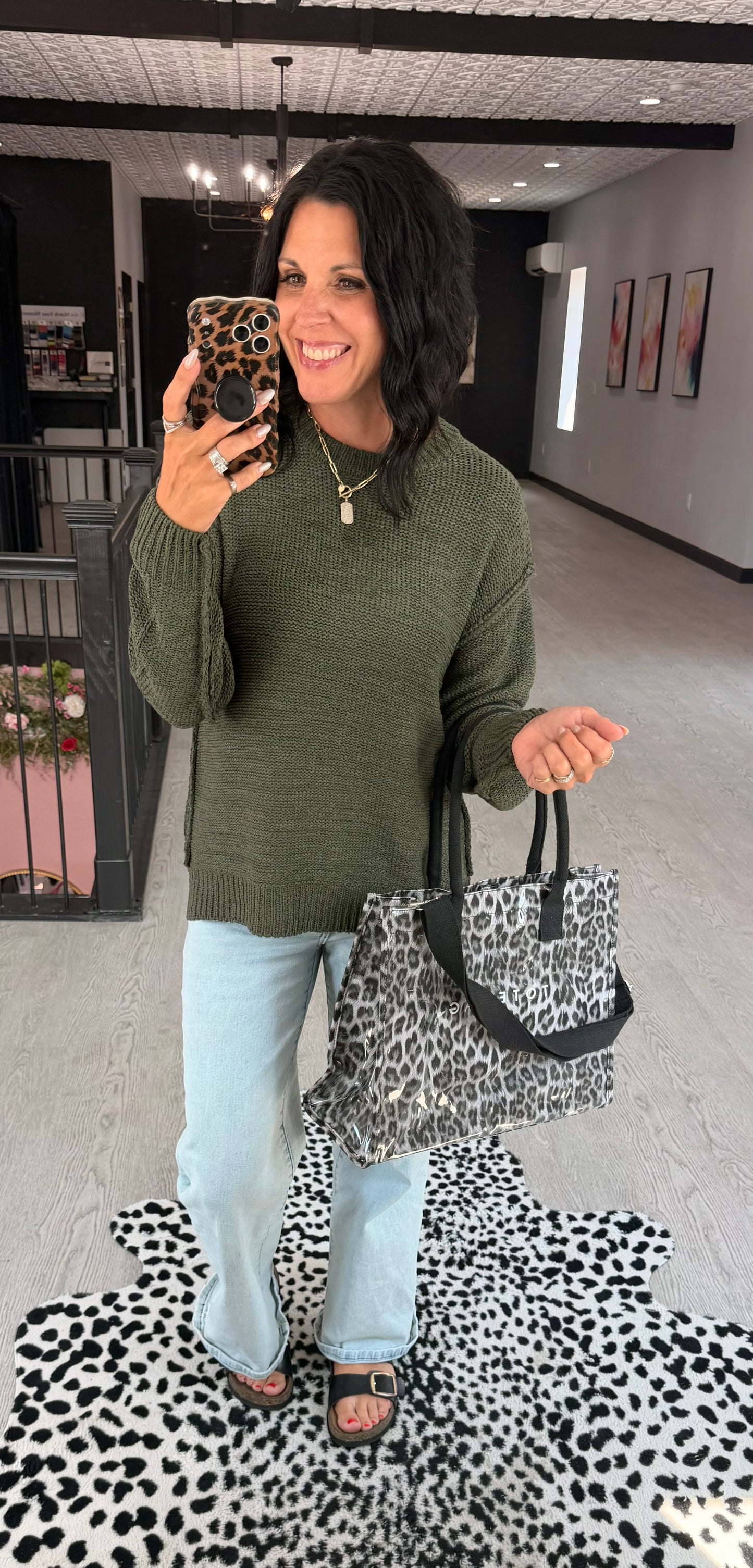 Simply Olive Sweater