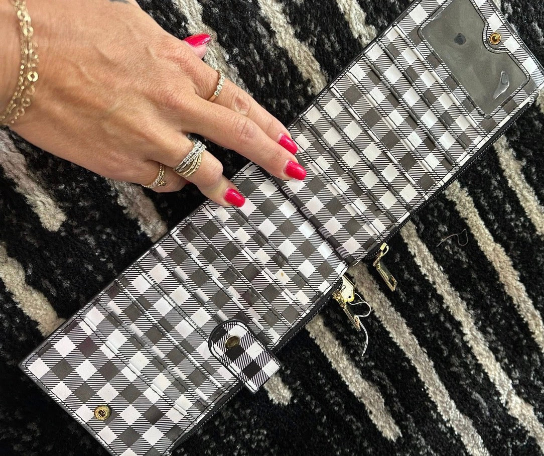 Checkered Wallet