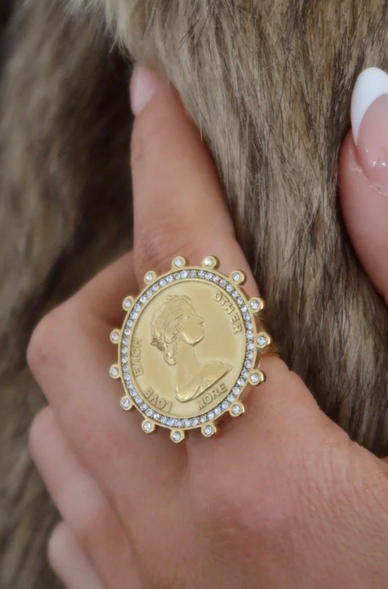 Bling Coin Ring