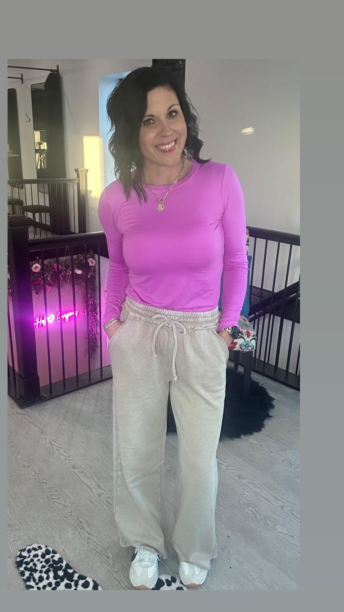 Microfiber Buttery Layering Tops