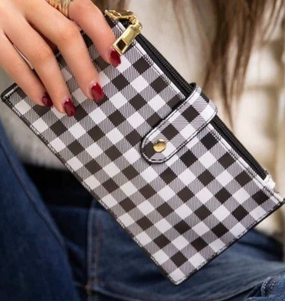 Checkered Wallet