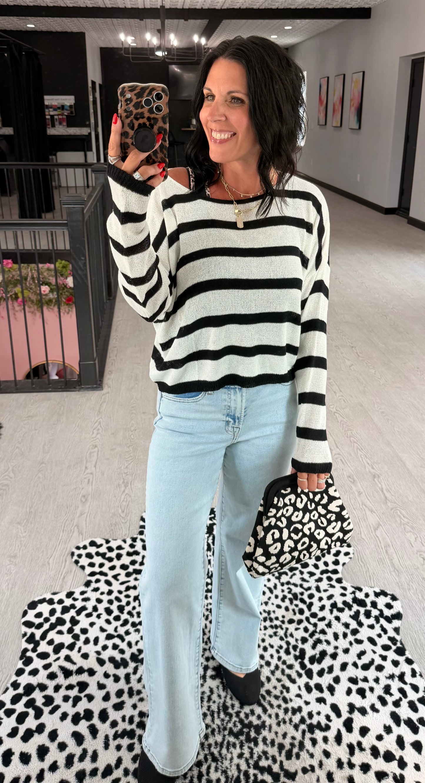 Leopard On The Go Clutch