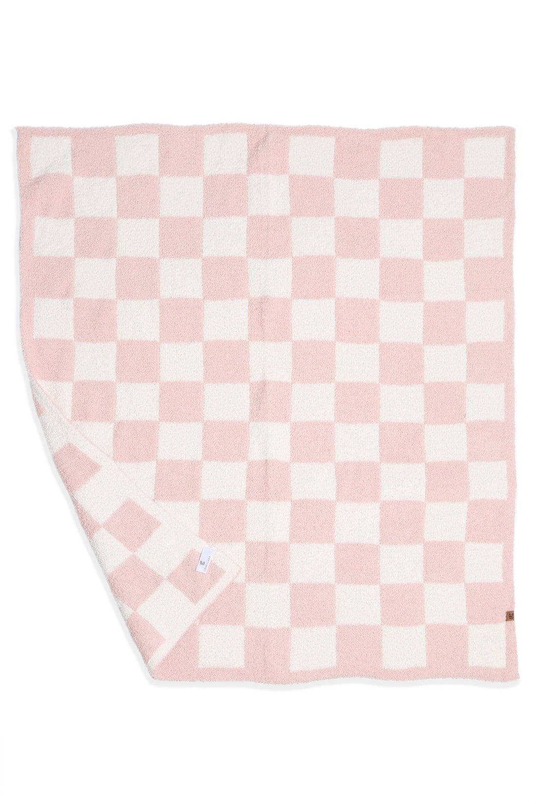 Luxe Childrens Checkered Blanket