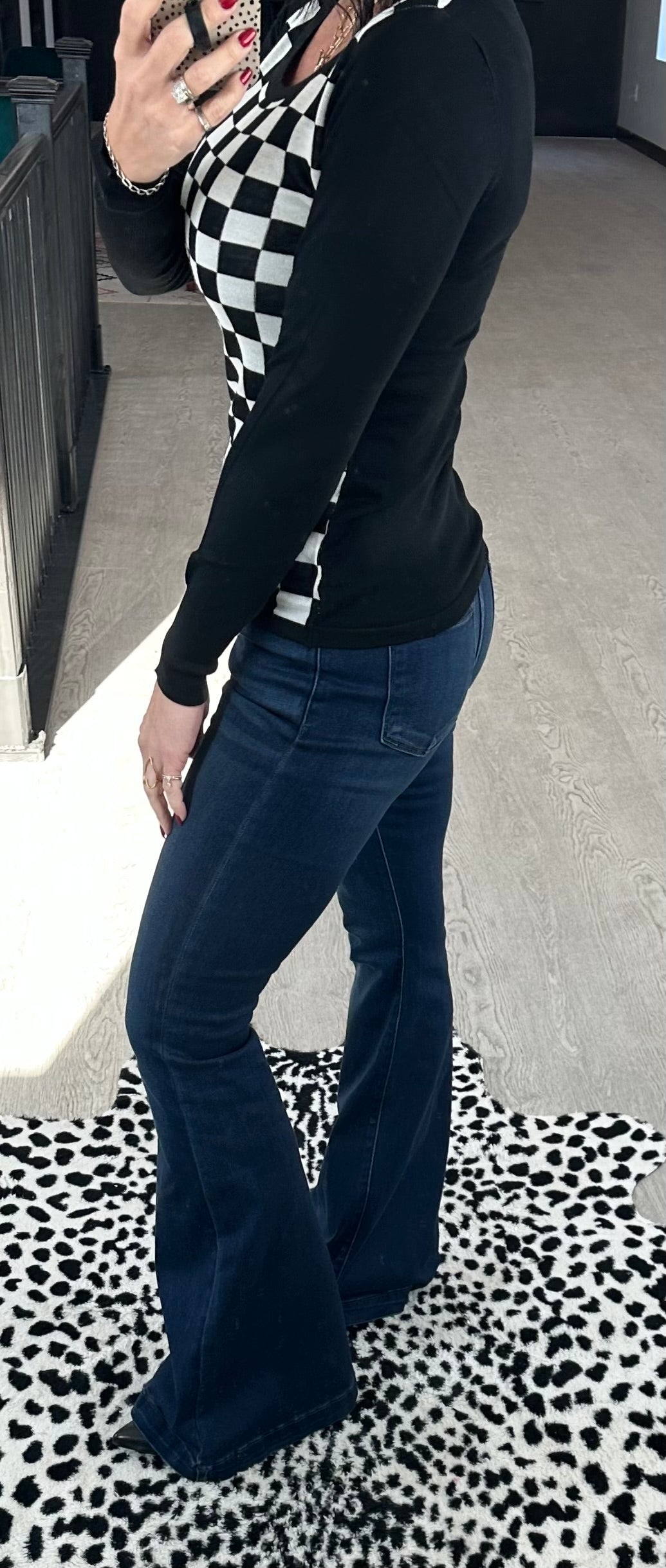 Checkered Light Weight Sweater