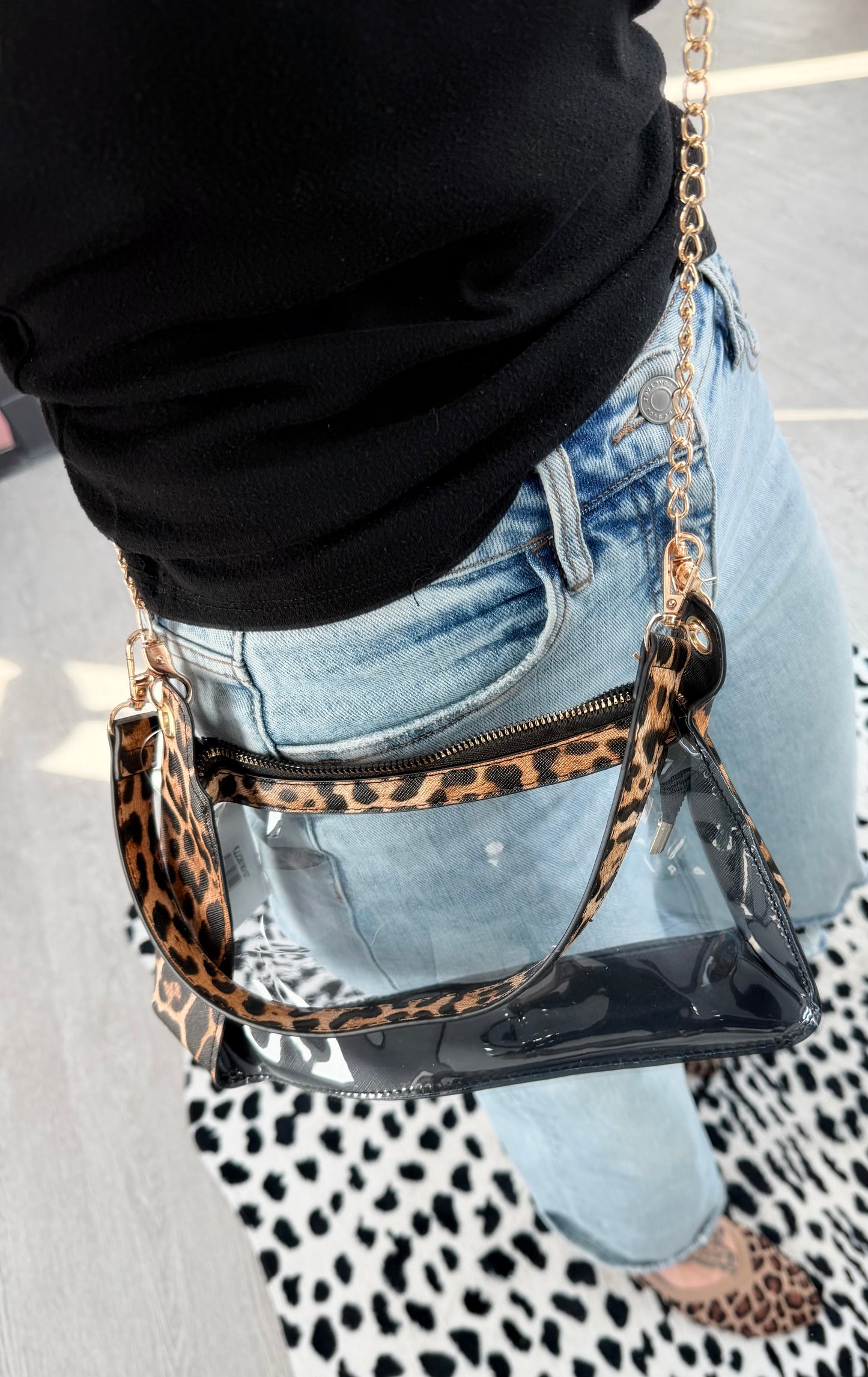 Marilyn Clear Satchel Bag