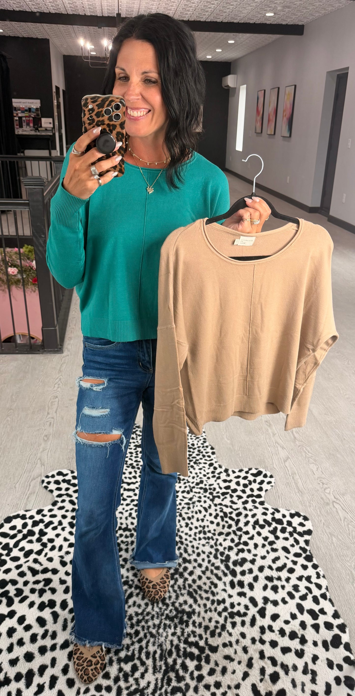 Front Seam Dreamer Sweater