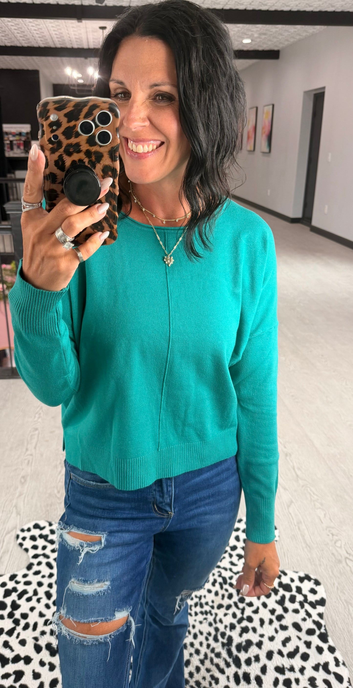 Front Seam Dreamer Sweater