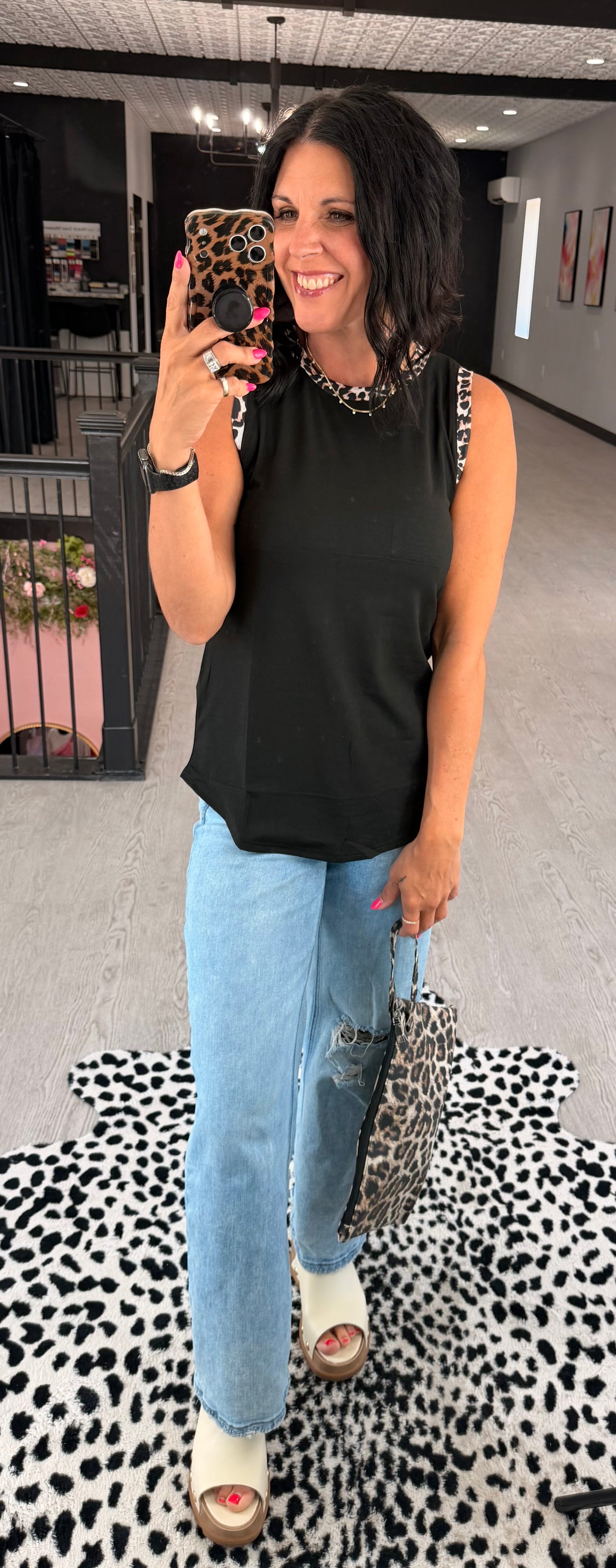 Wild Side Flowy Tank