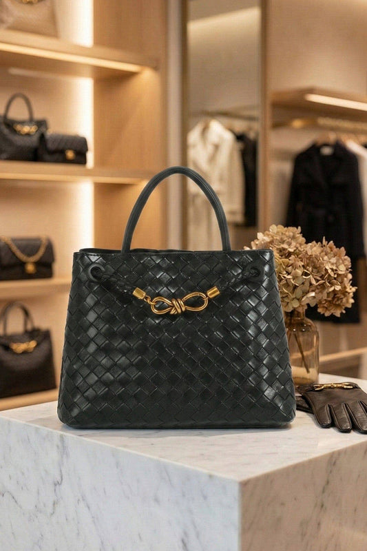 Evie Woven Satchel