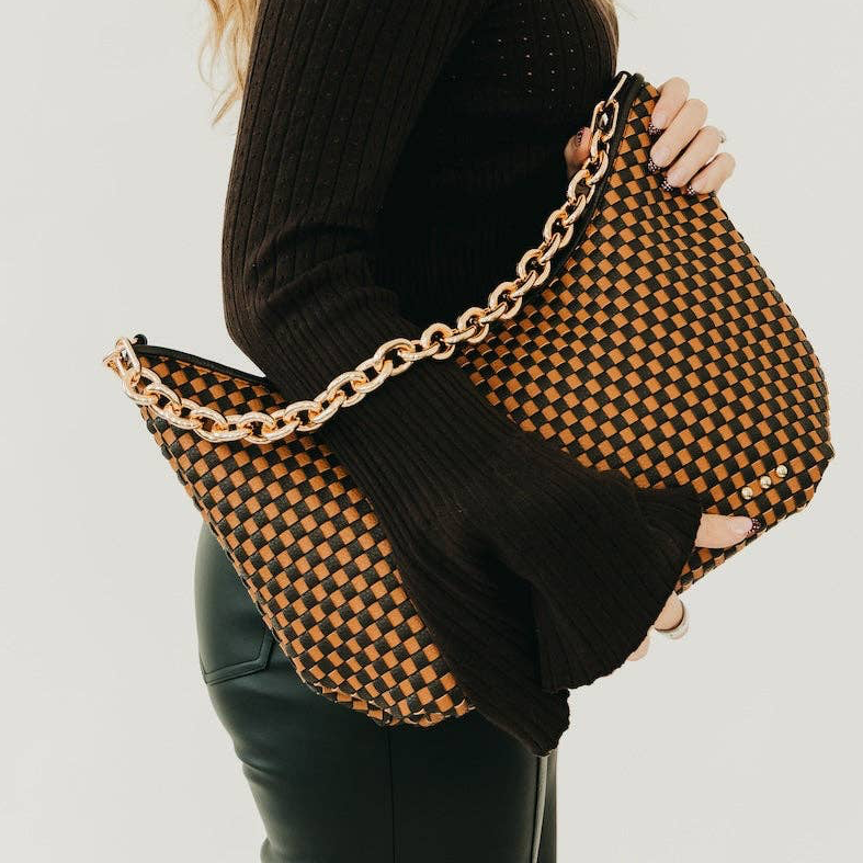 Sienna Slouchy Woven Shoulder Bag