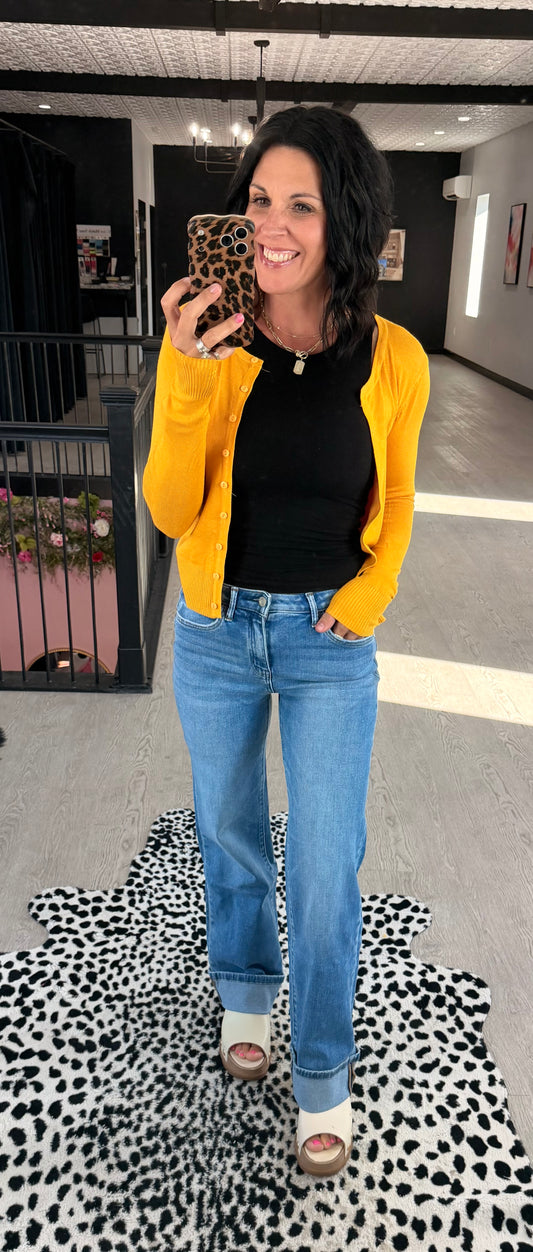 Vervet Cuffed Wide Leg
