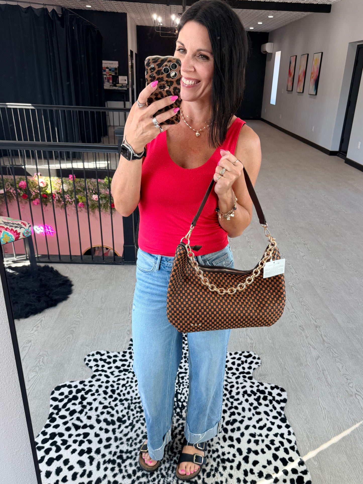 Sienna Slouchy Woven Shoulder Bag