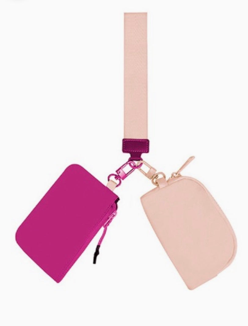 Dual Wristlet Pouch