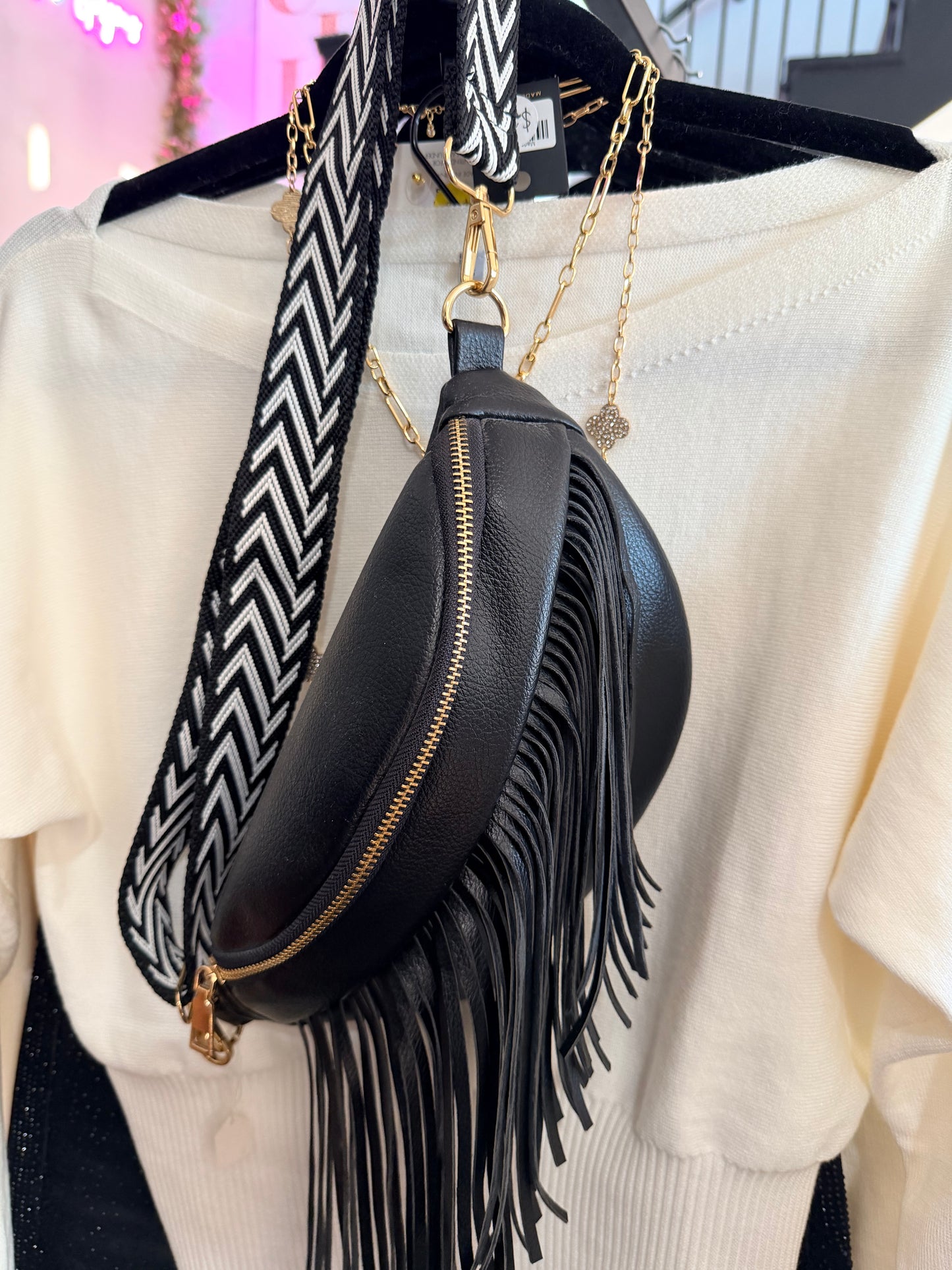Fringe Crossbody