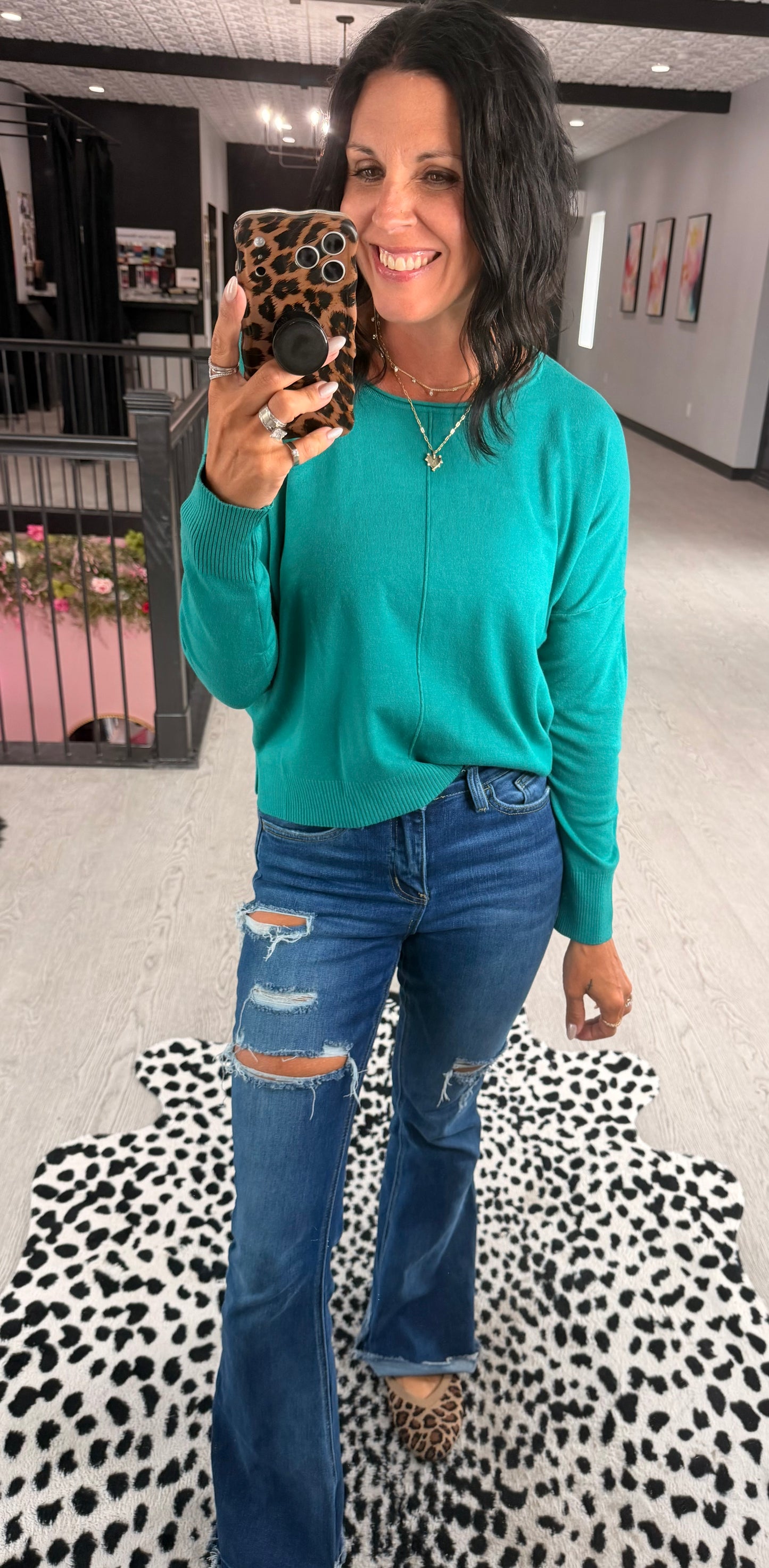 Front Seam Dreamer Sweater