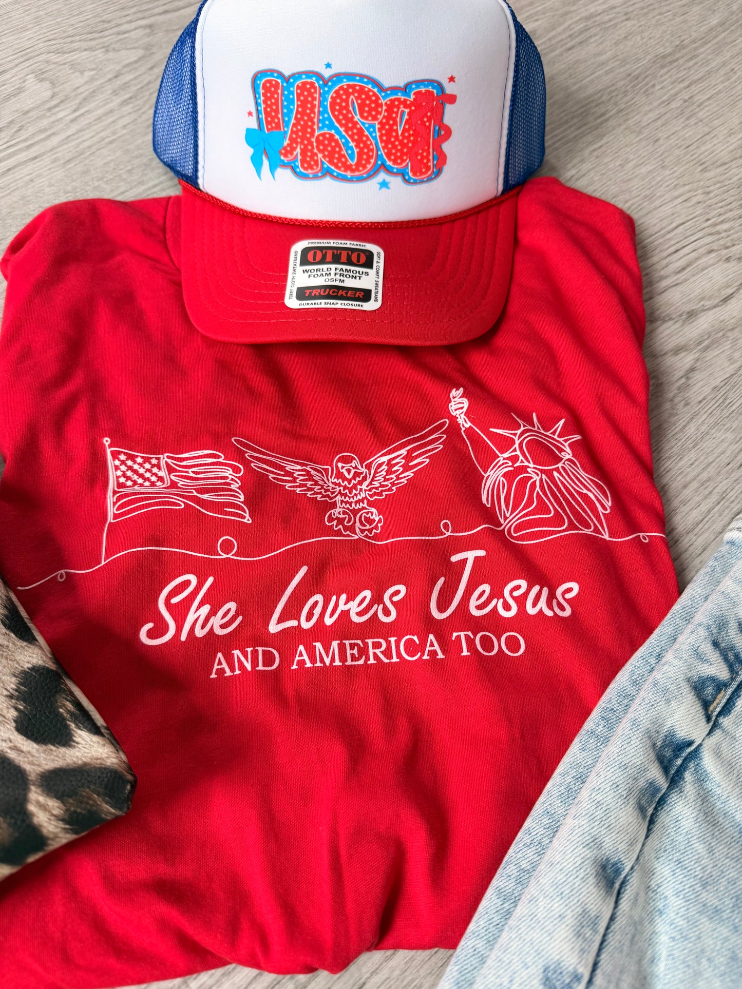 She Loves Jesus and America Too