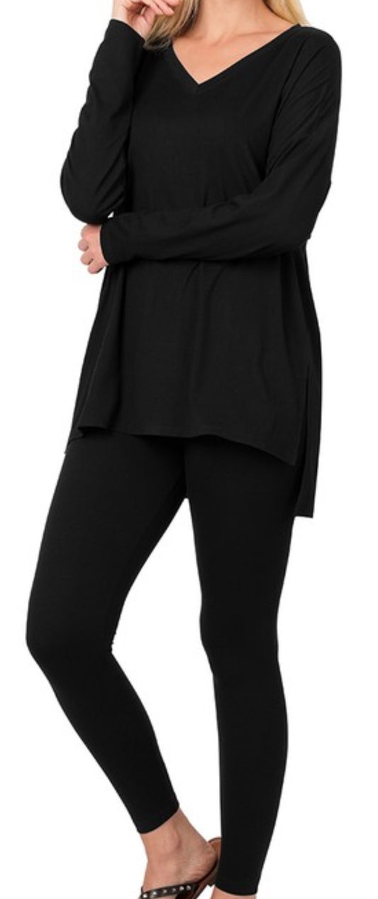 Brushed Microfiber Lounge Set