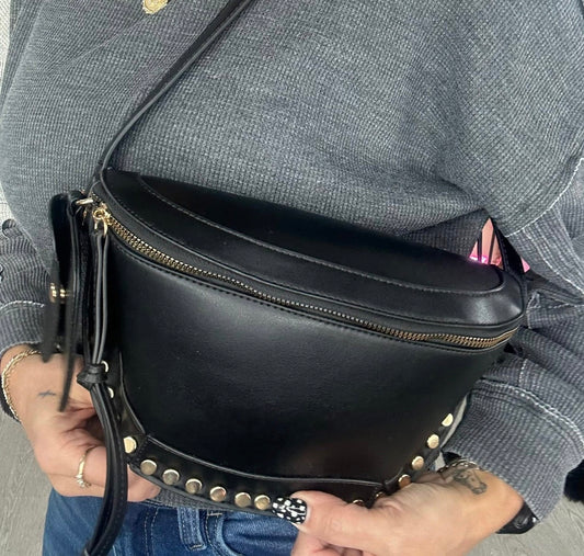 Gold Studded Crossbody