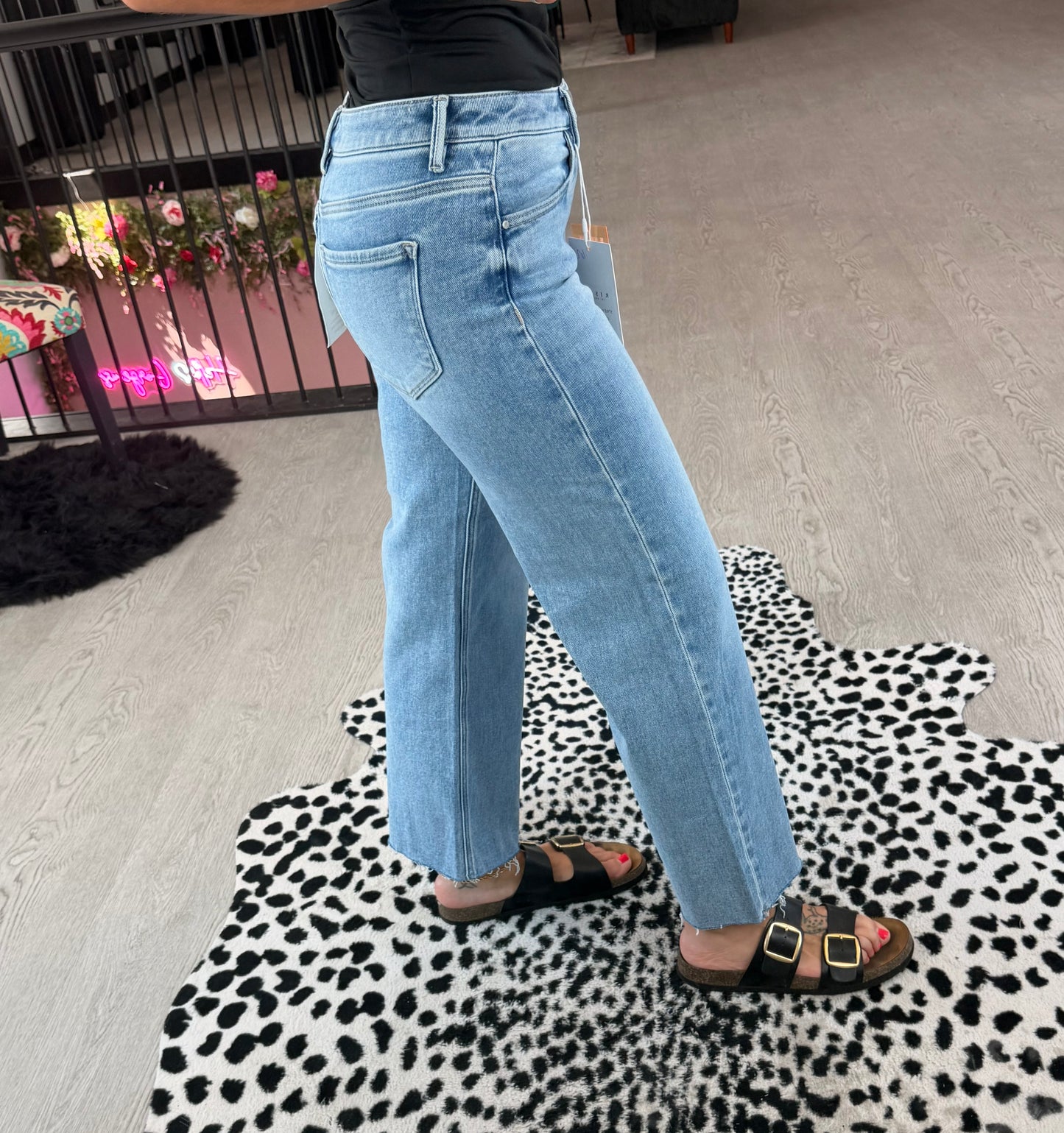 RISEN Clean Cut Hem Straights
