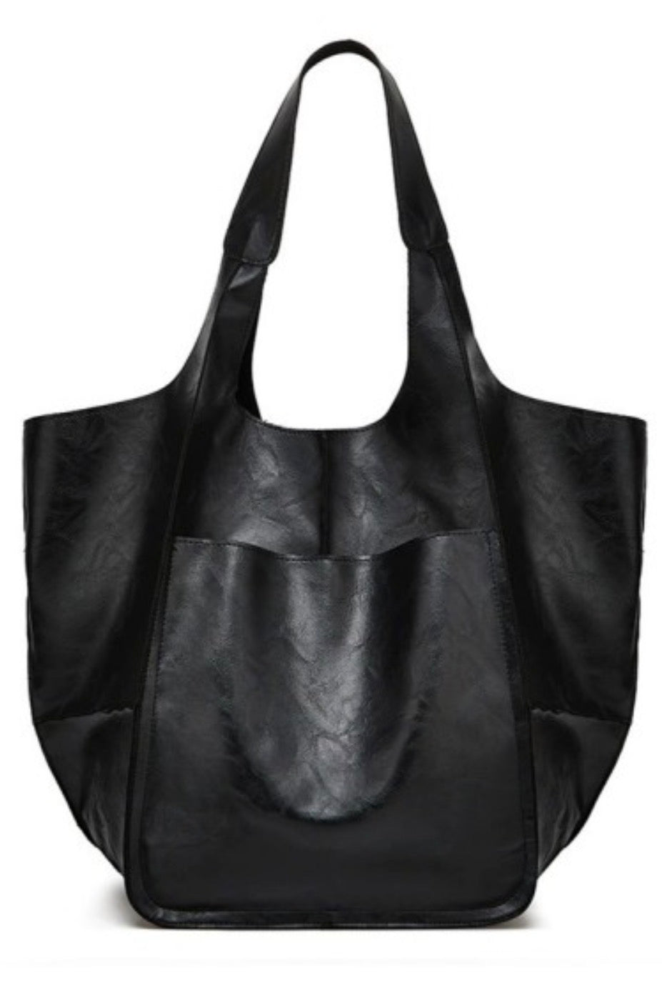 Oversized Vegan Leather Bag