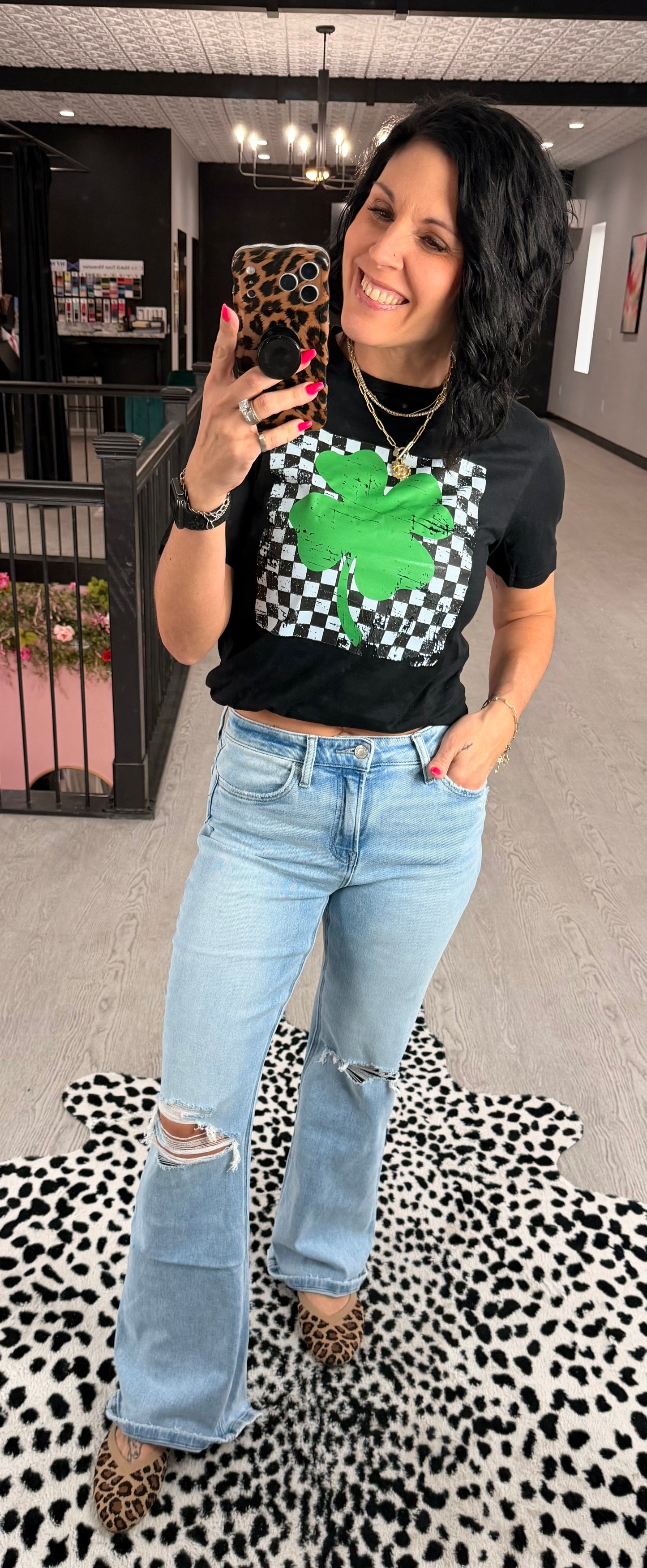 Checkered Shamrock