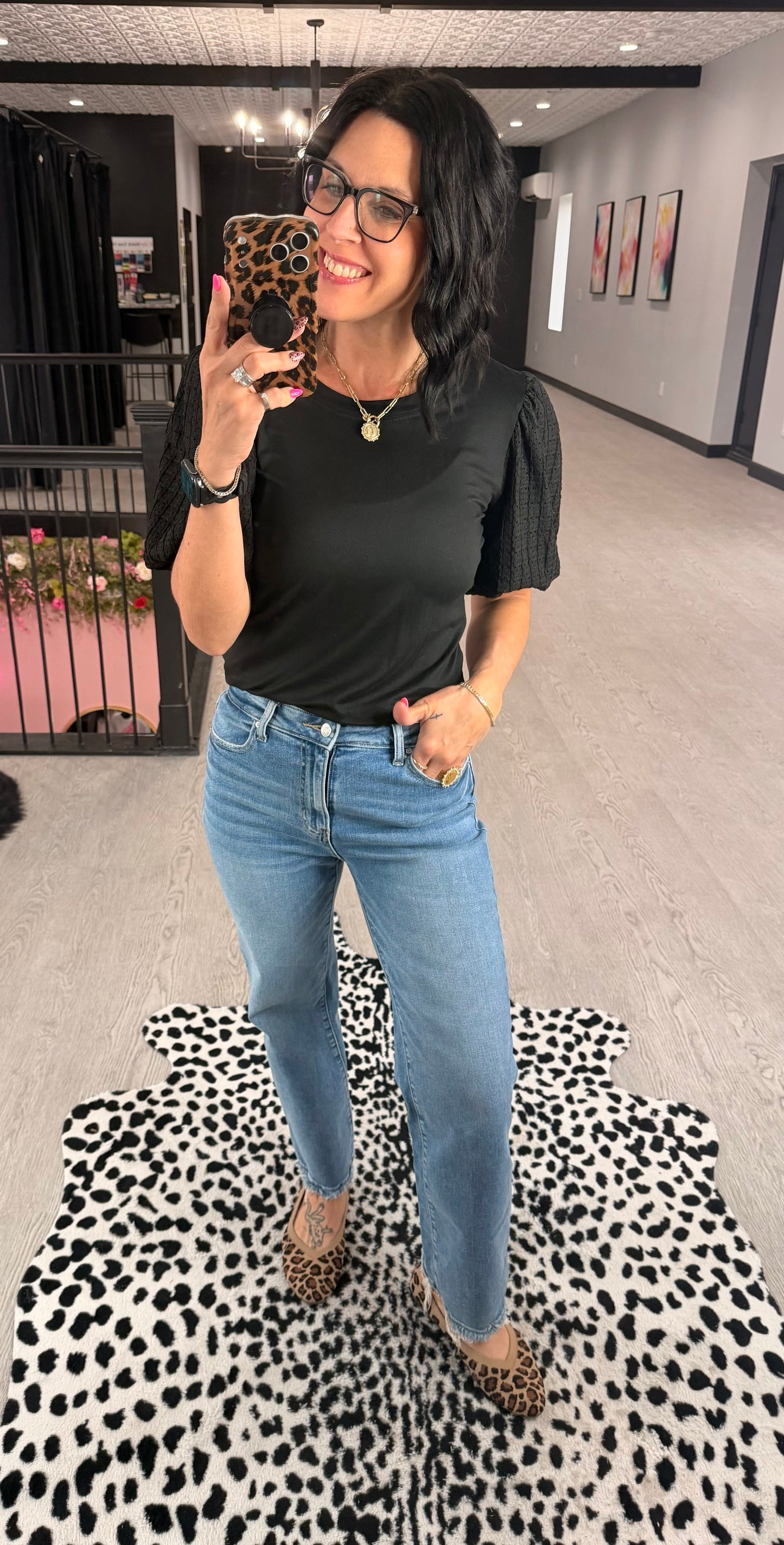 Flirty Sleeve Puff Top