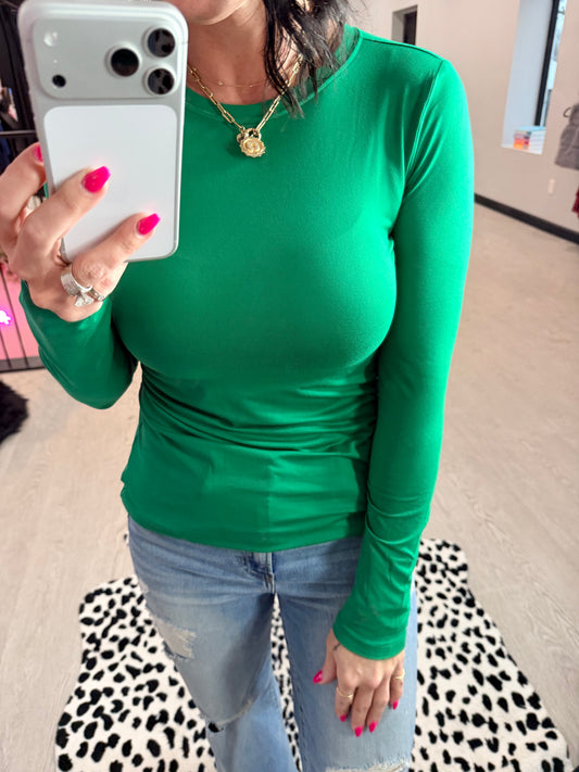 Microfiber Buttery Layering Tops