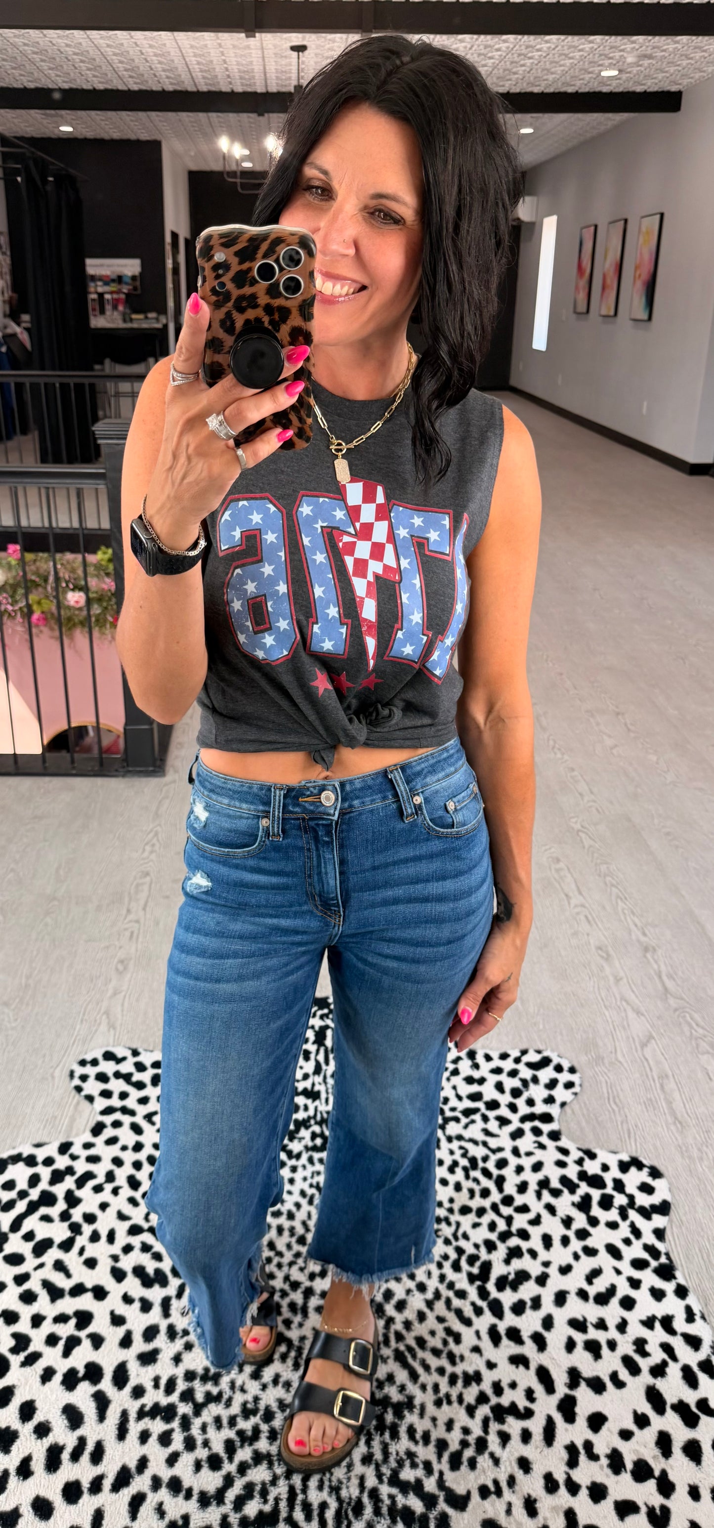 4th of July Muscle Tank