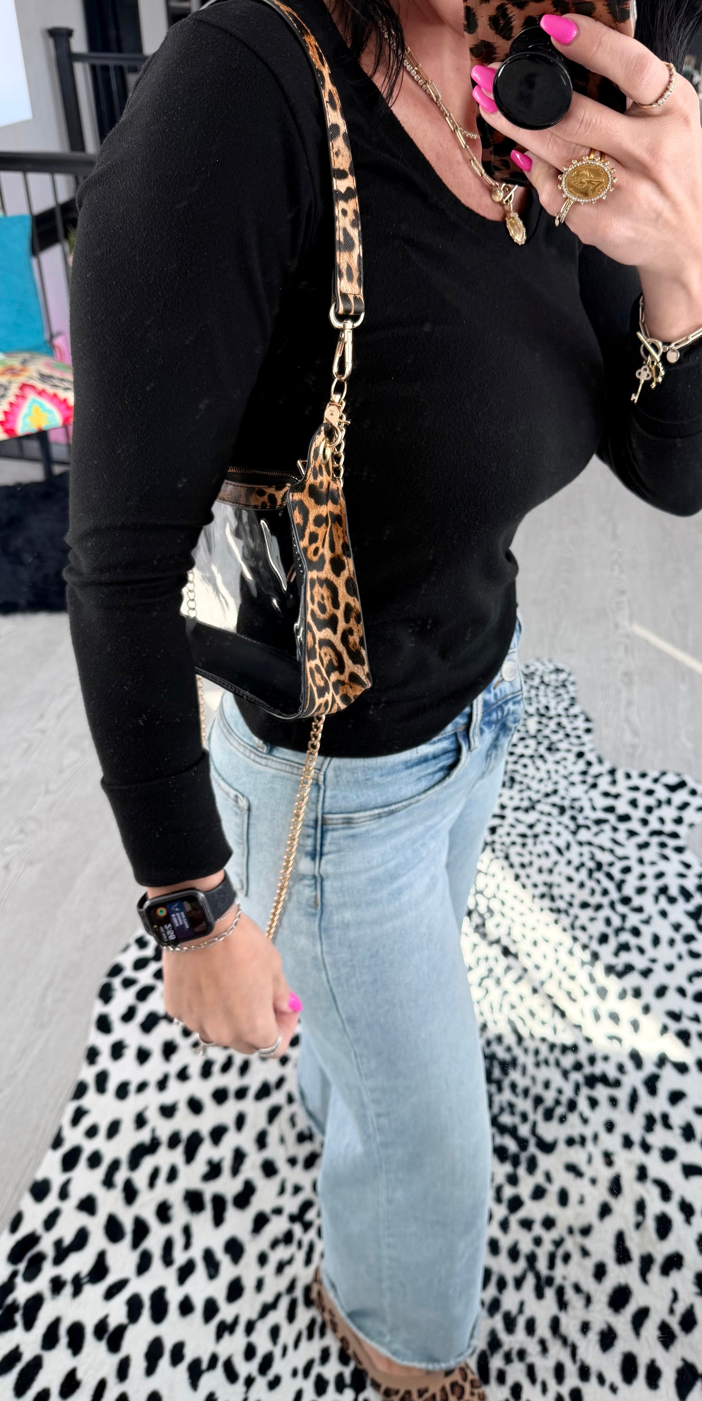 Marilyn Clear Satchel Bag