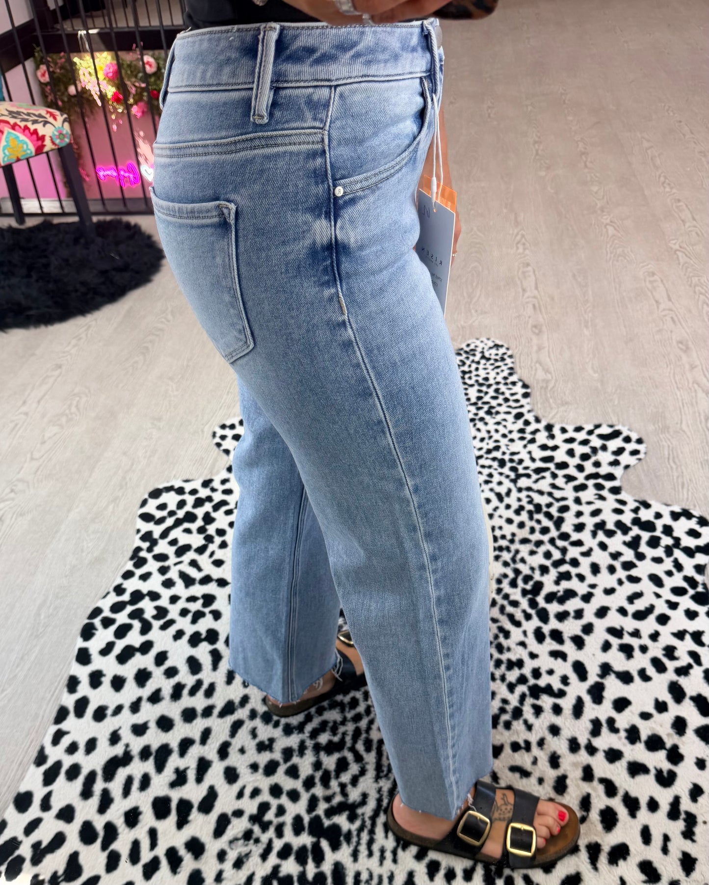 RISEN Clean Cut Hem Straights