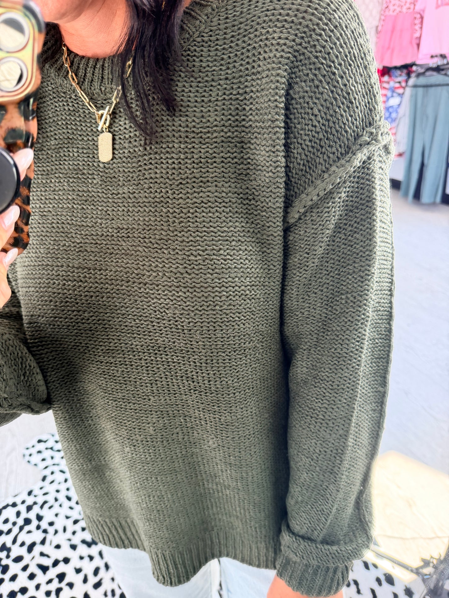 Simply Olive Sweater