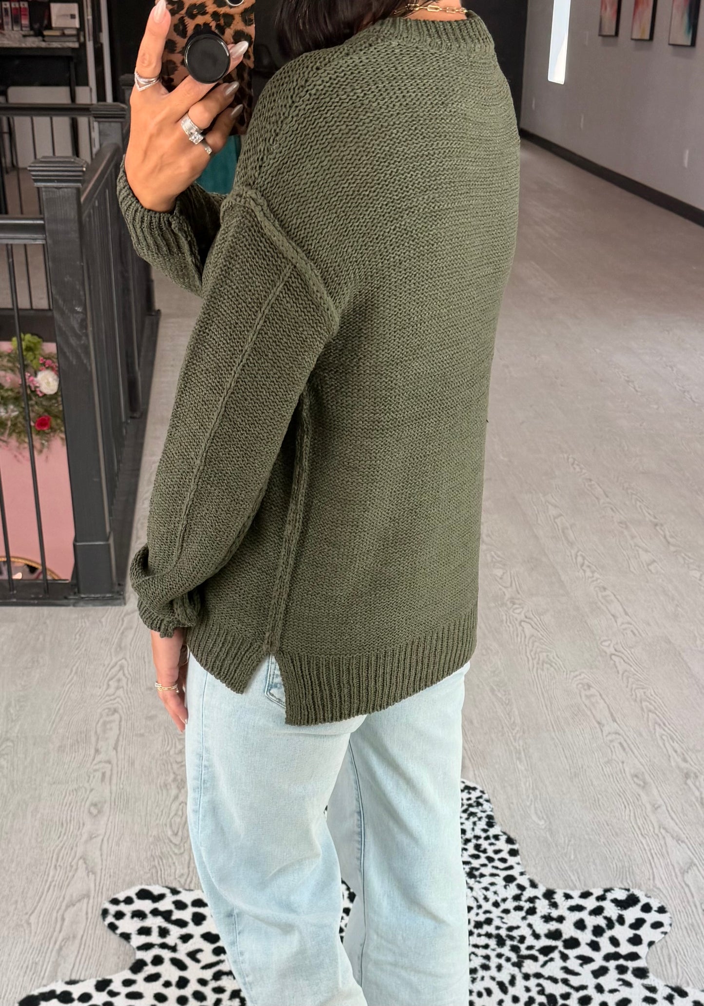 Simply Olive Sweater