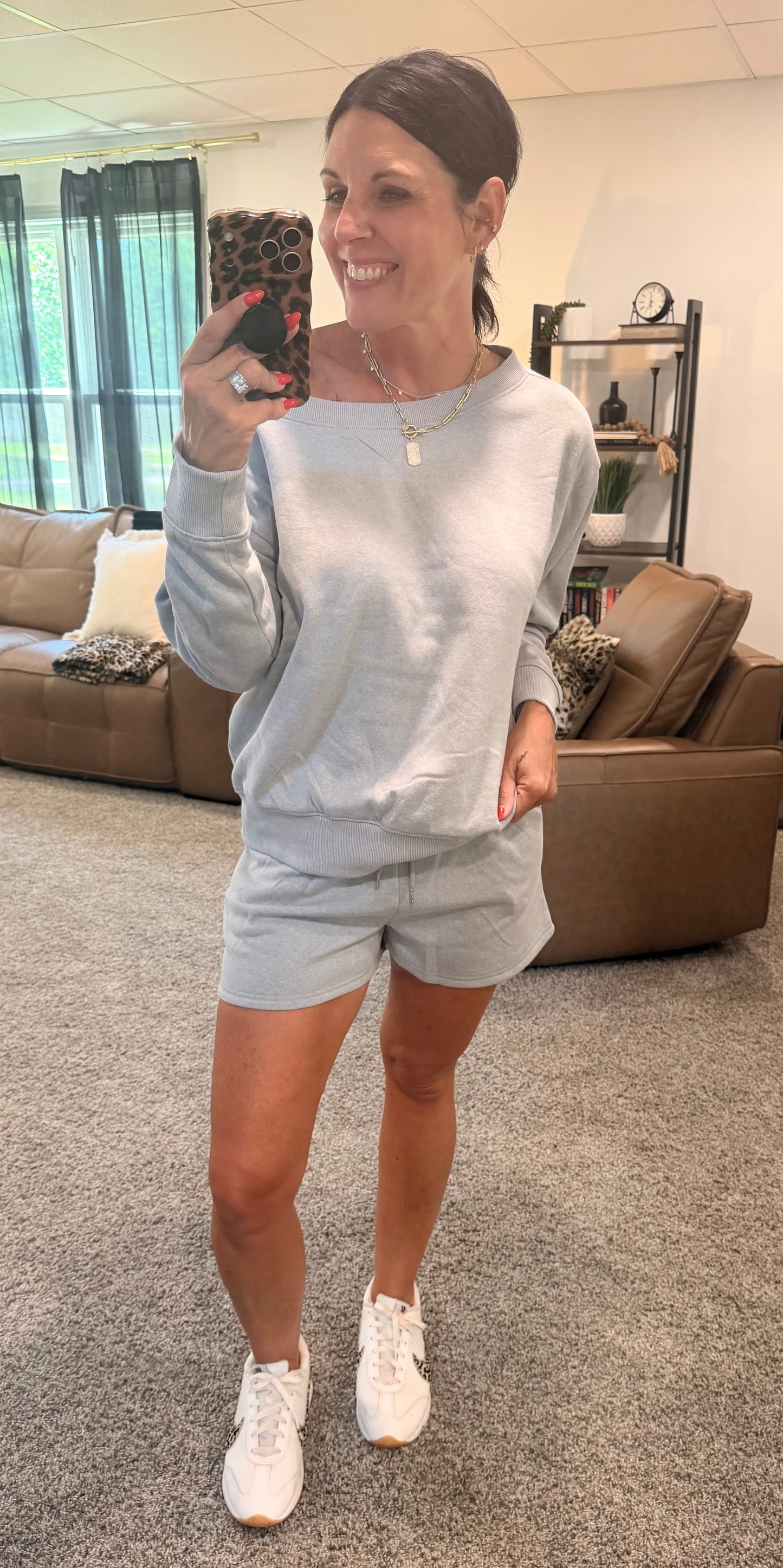 Fleece Lined Sweat Set
