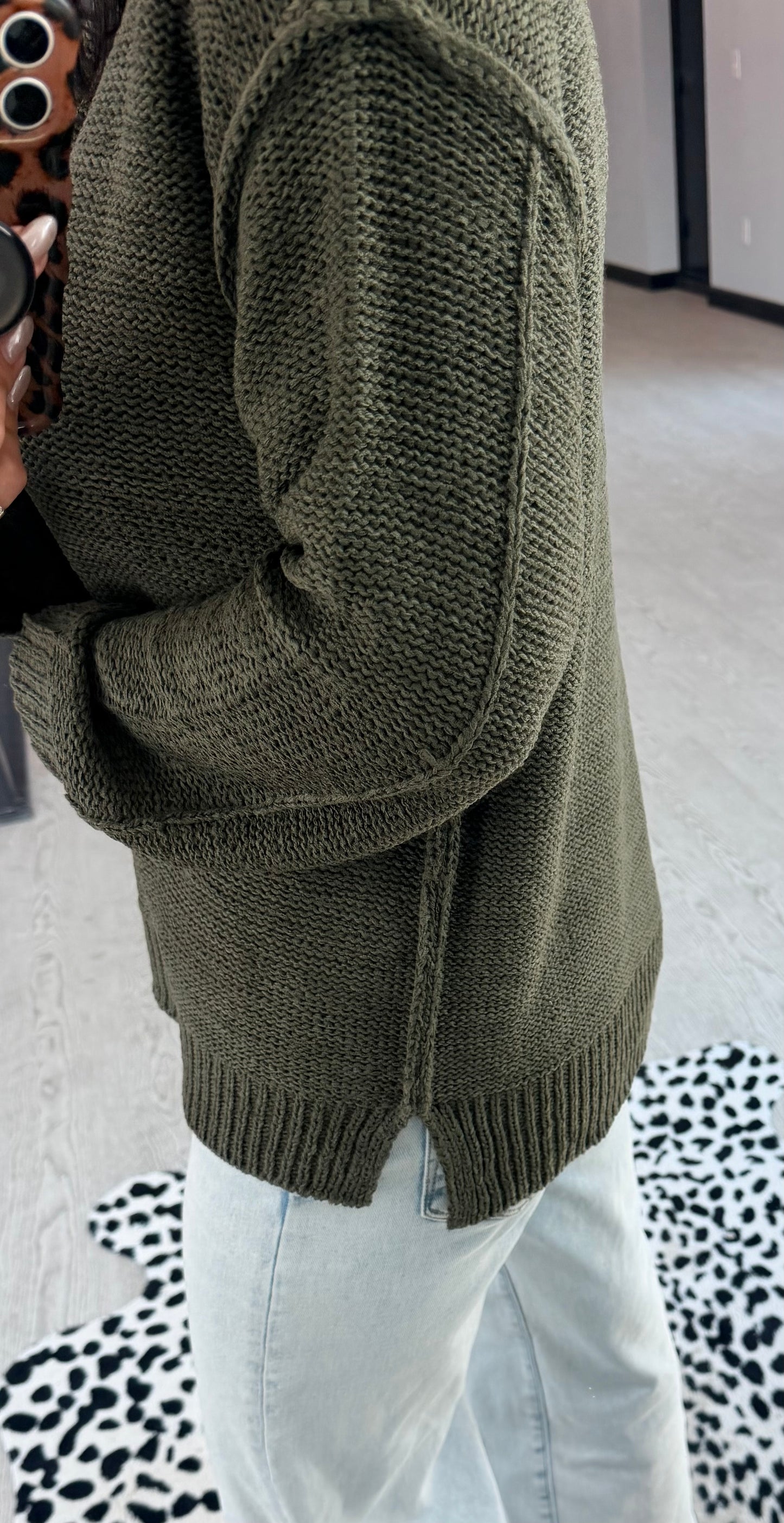 Simply Olive Sweater