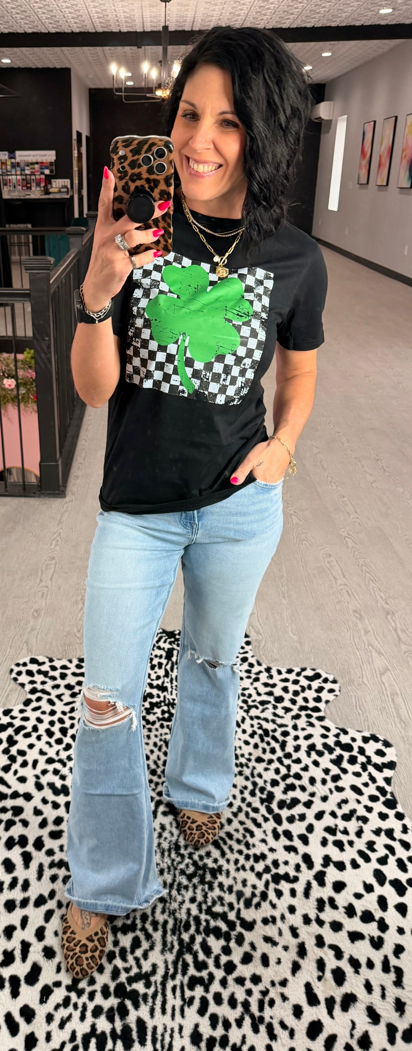 Checkered Shamrock