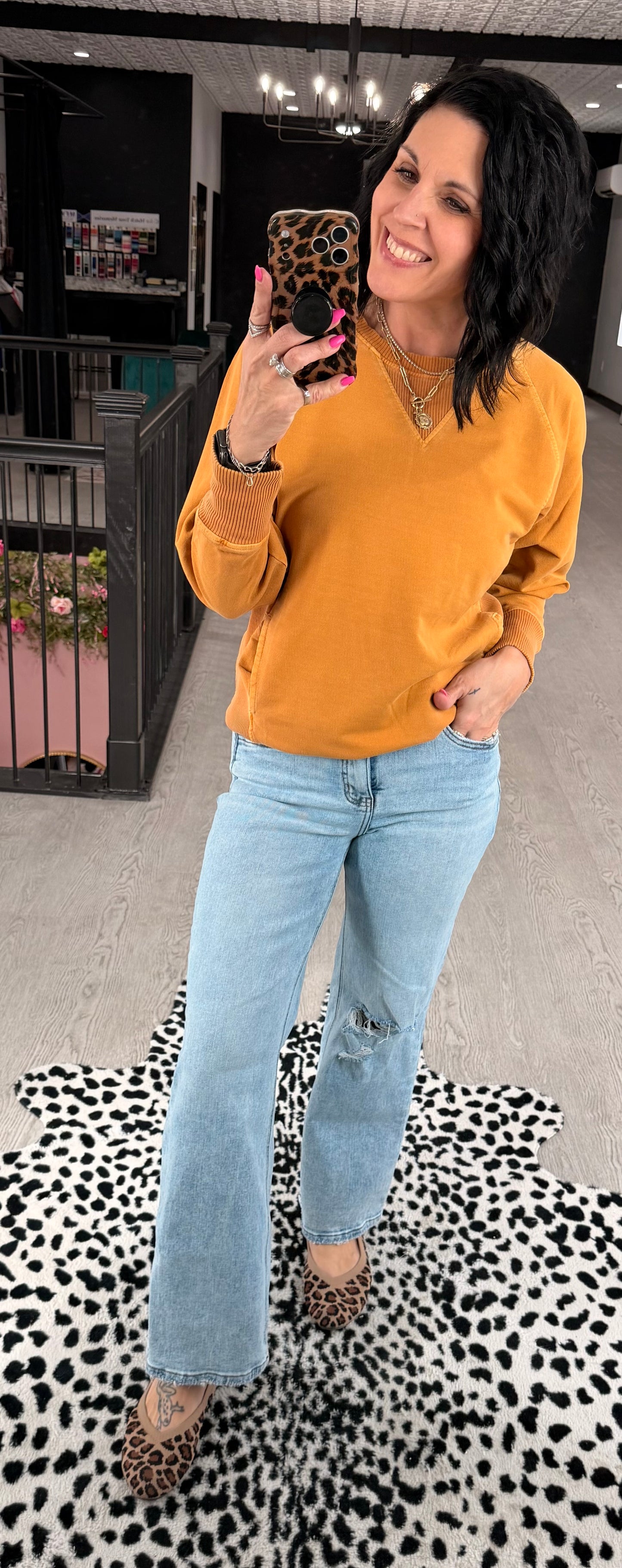 Everyday French Terry Pullover with pockets