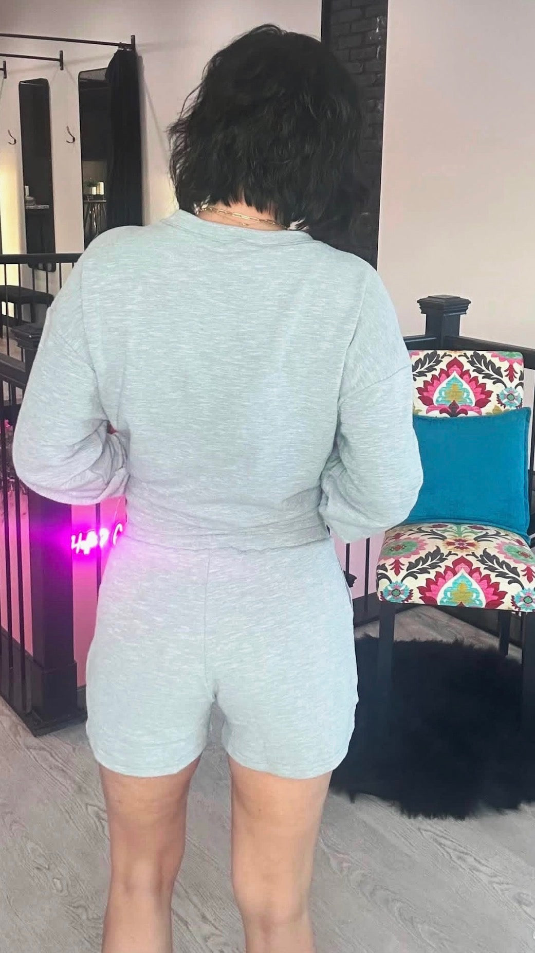 Slub Knit Lounge Set