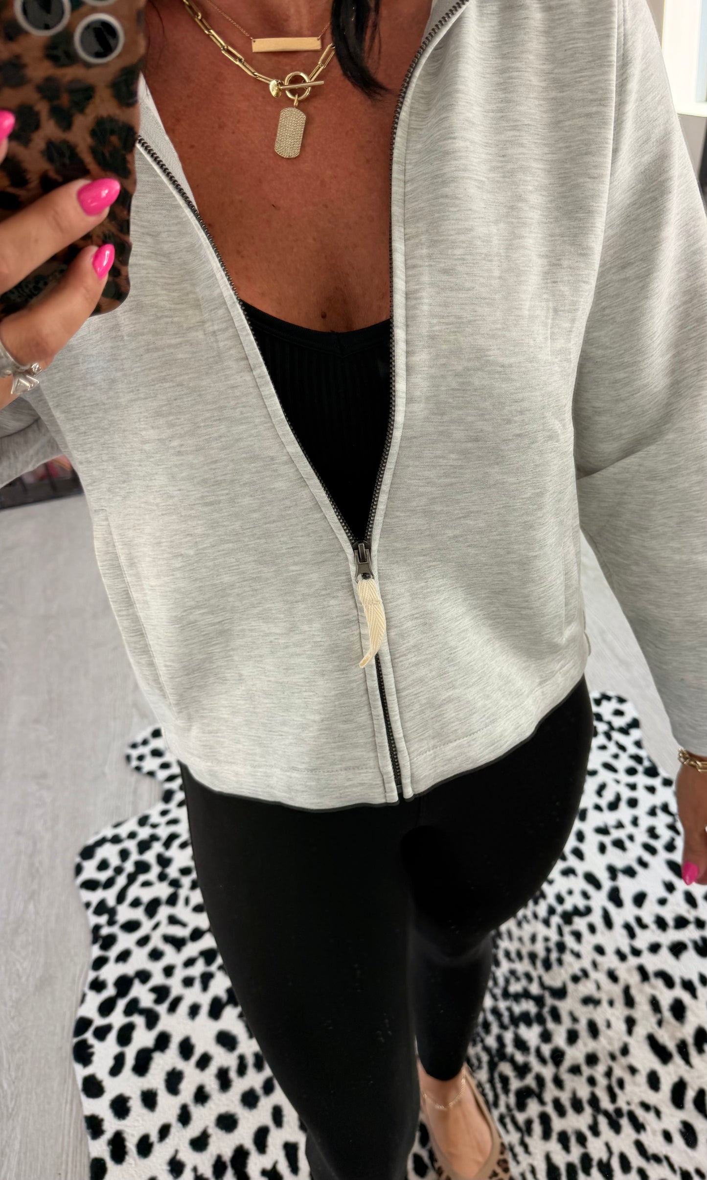 Luxe Scuba Jacket