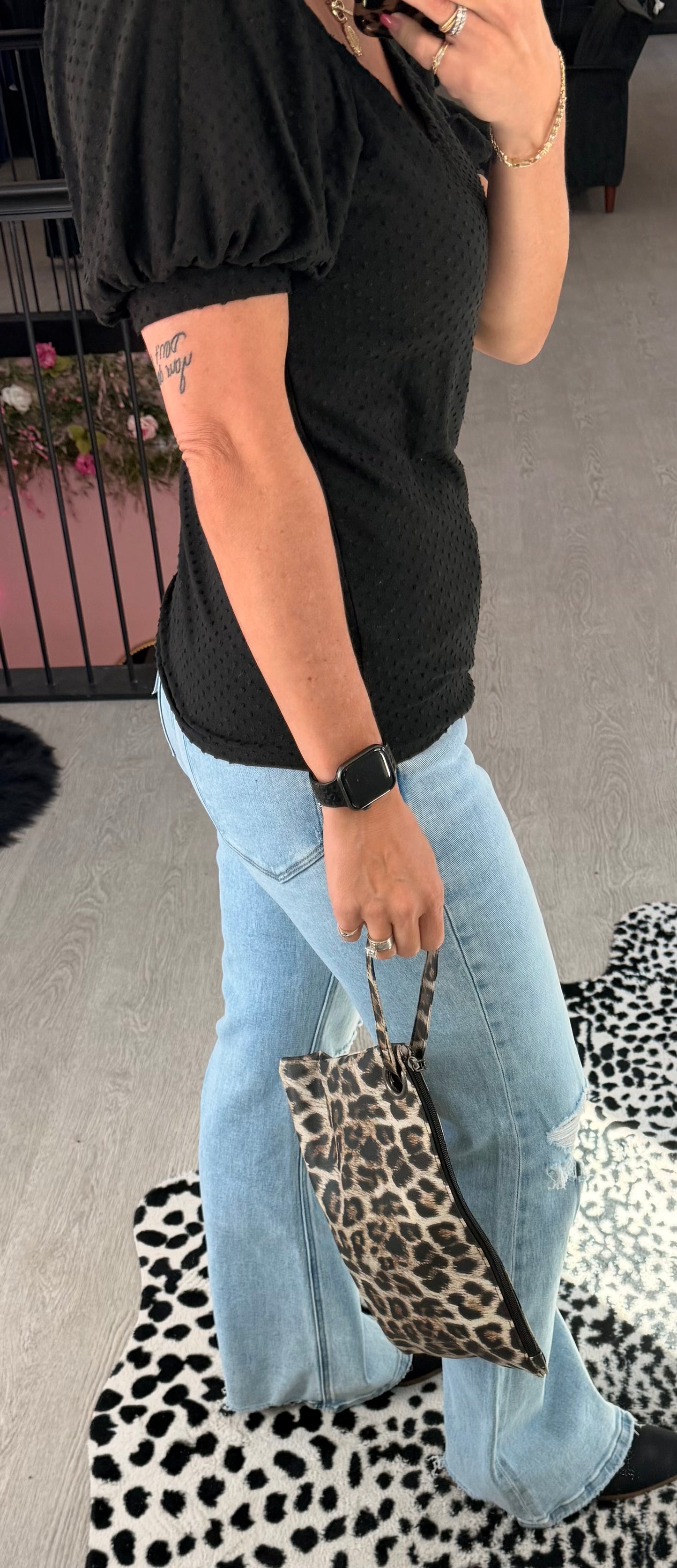Classy Swiss Dot Top