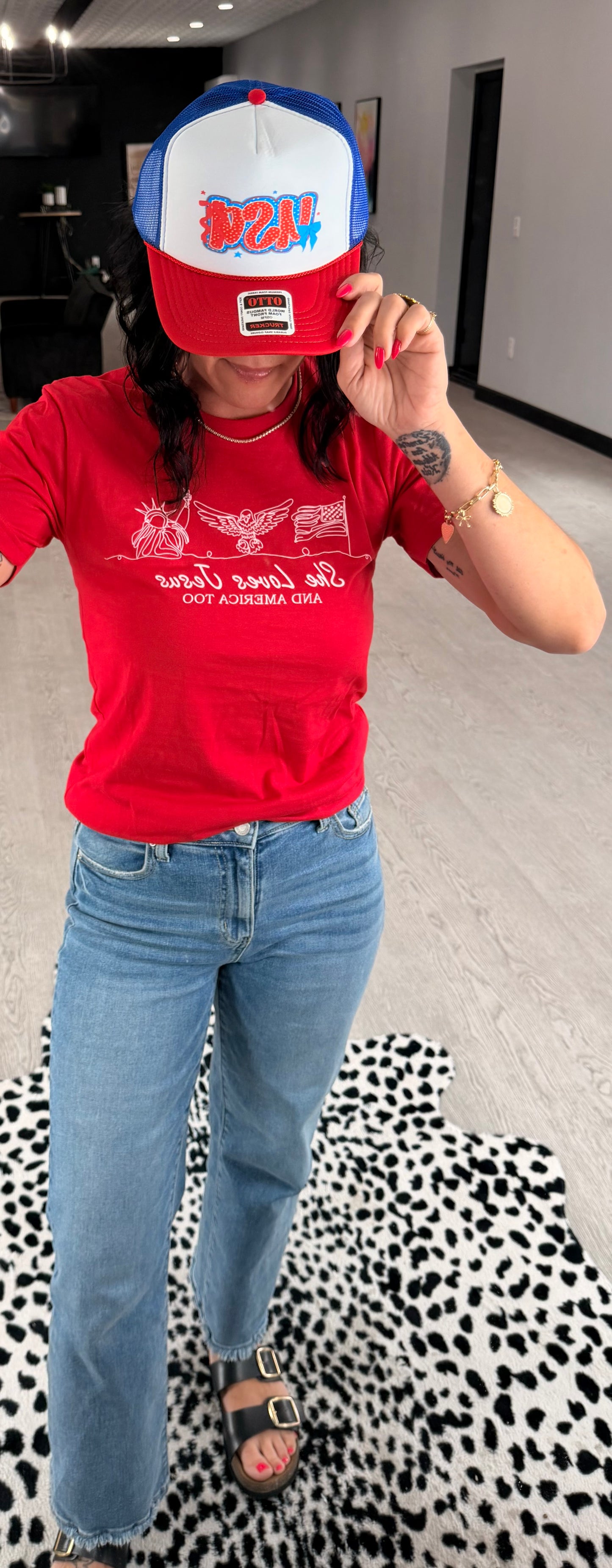 She Loves Jesus and America Too