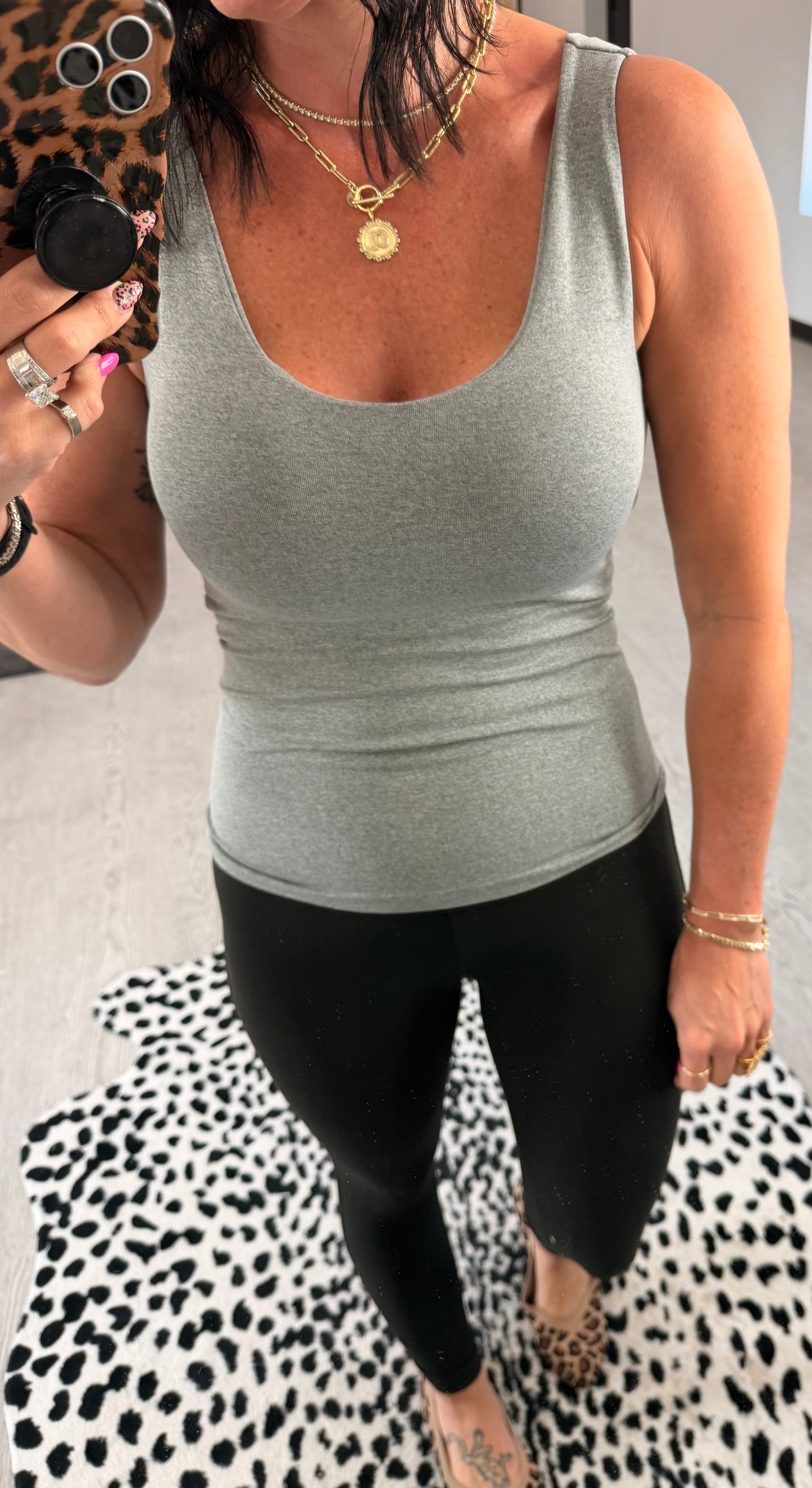 Seamless Built in Bra Summer Tank