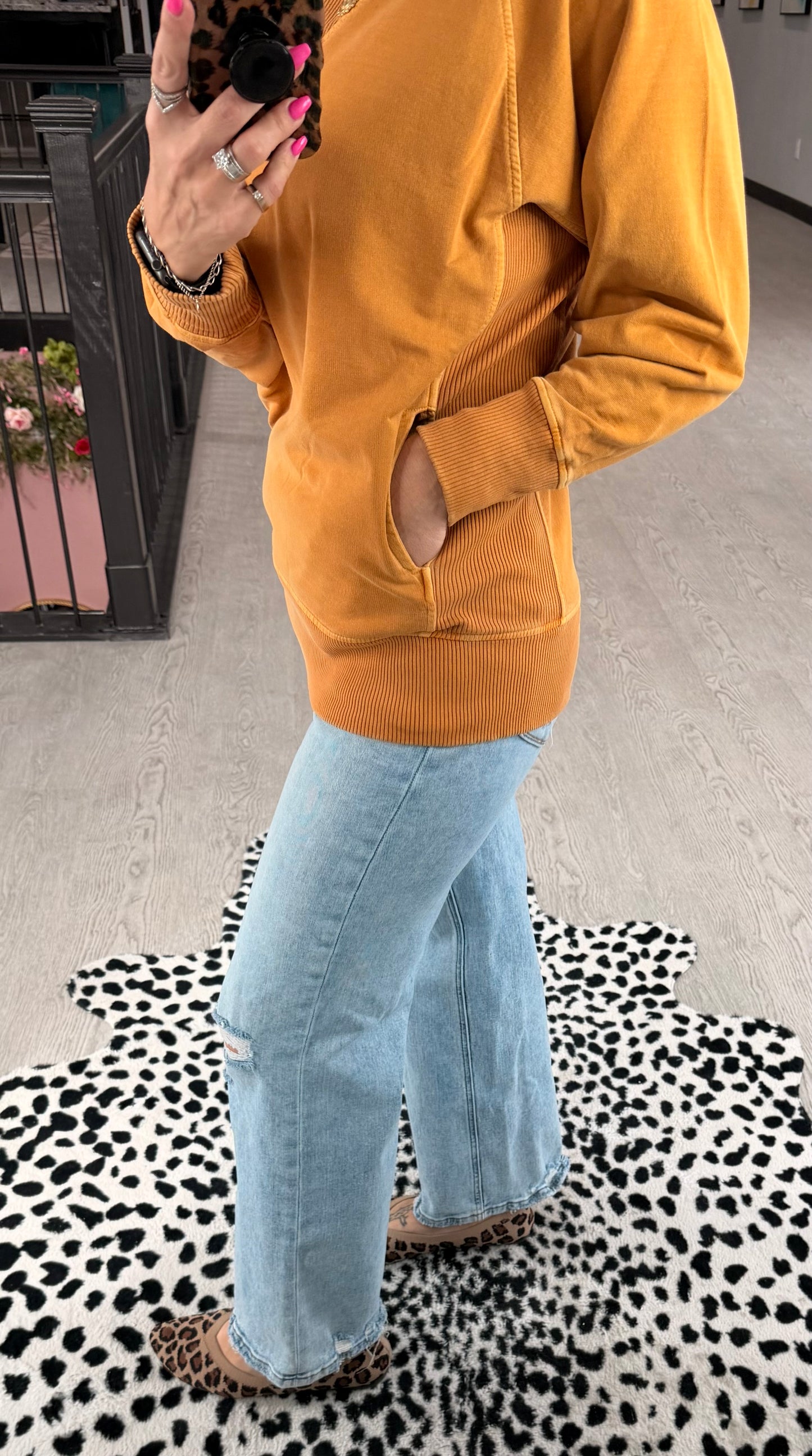 Everyday French Terry Pullover with pockets